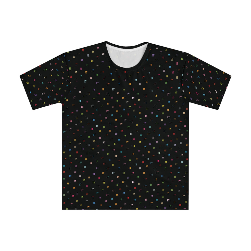 IT Color Pattern Black All-Over Unisex T-Shirt