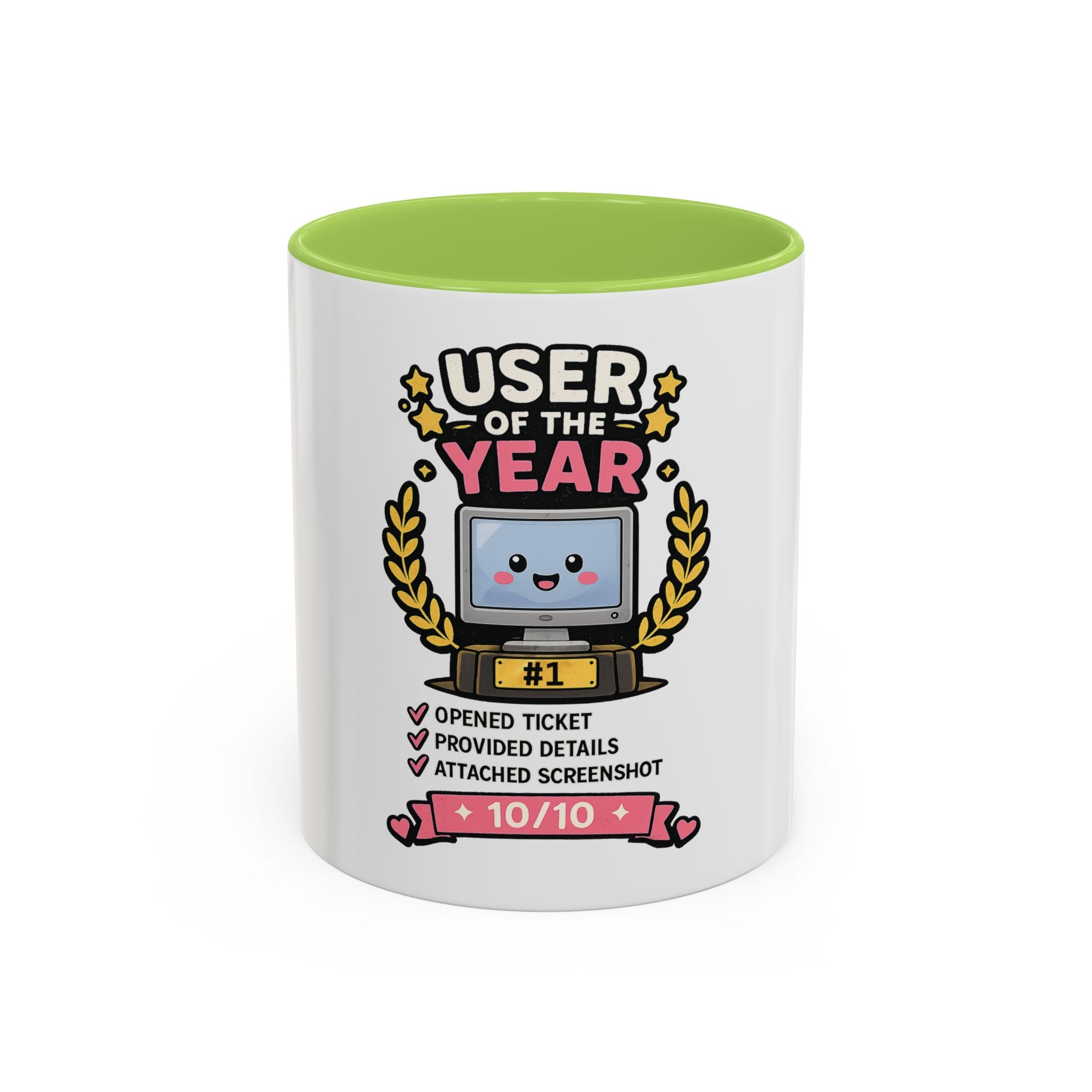 User of the Year Coffee Mug - Cute IT Support Appreciation Gift