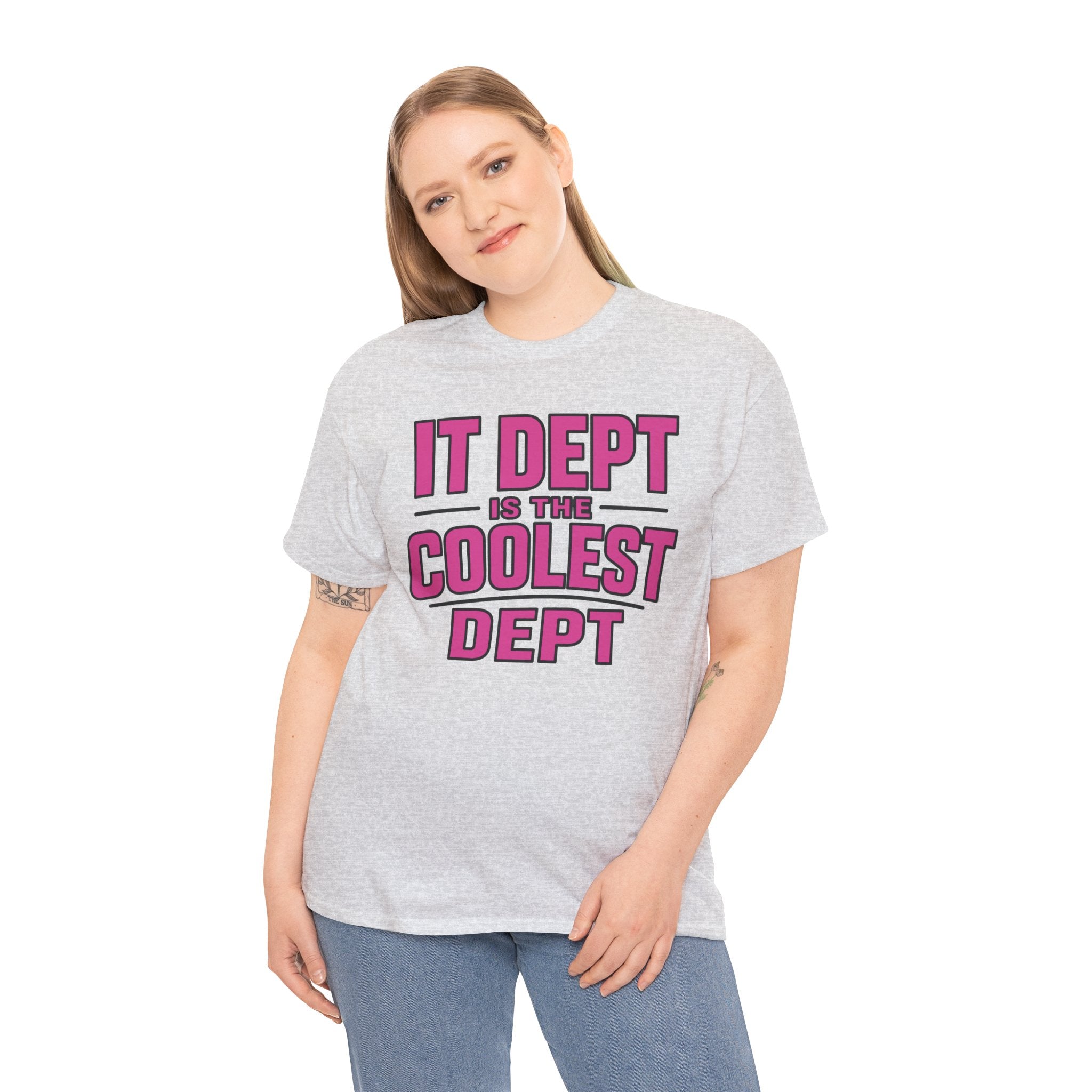 IT Dept Is The Coolest Dept Unisex Heavy Cotton T-Shirt