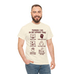 Things I Do in My Spare Time (Code) Unisex Heavy Cotton T-Shirt