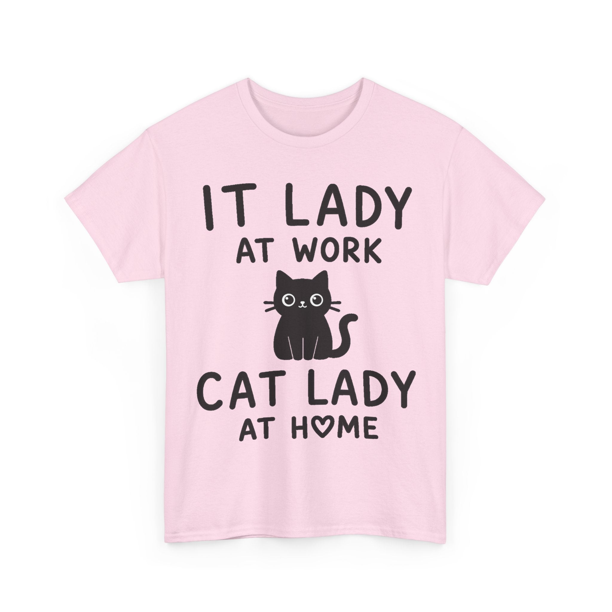 IT Lady at Work / Cat Lady at Home Softstyle T-Shirt