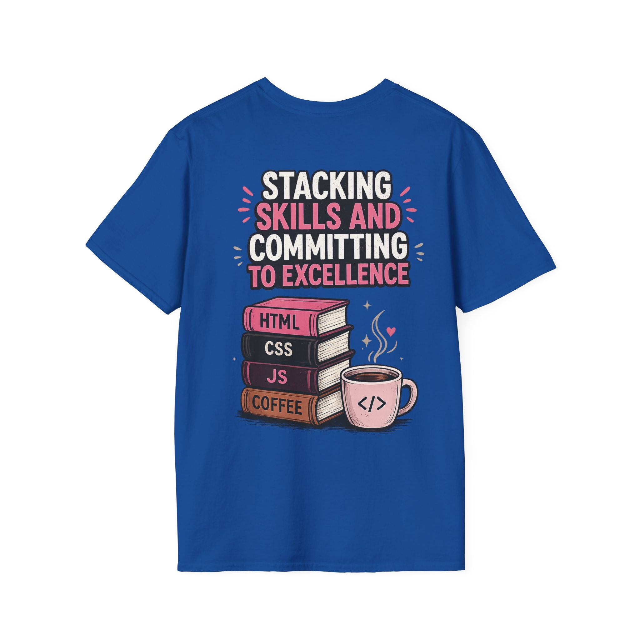 Stacking Stills and Committing to Excellence Unisex Softstyle T-Shirt