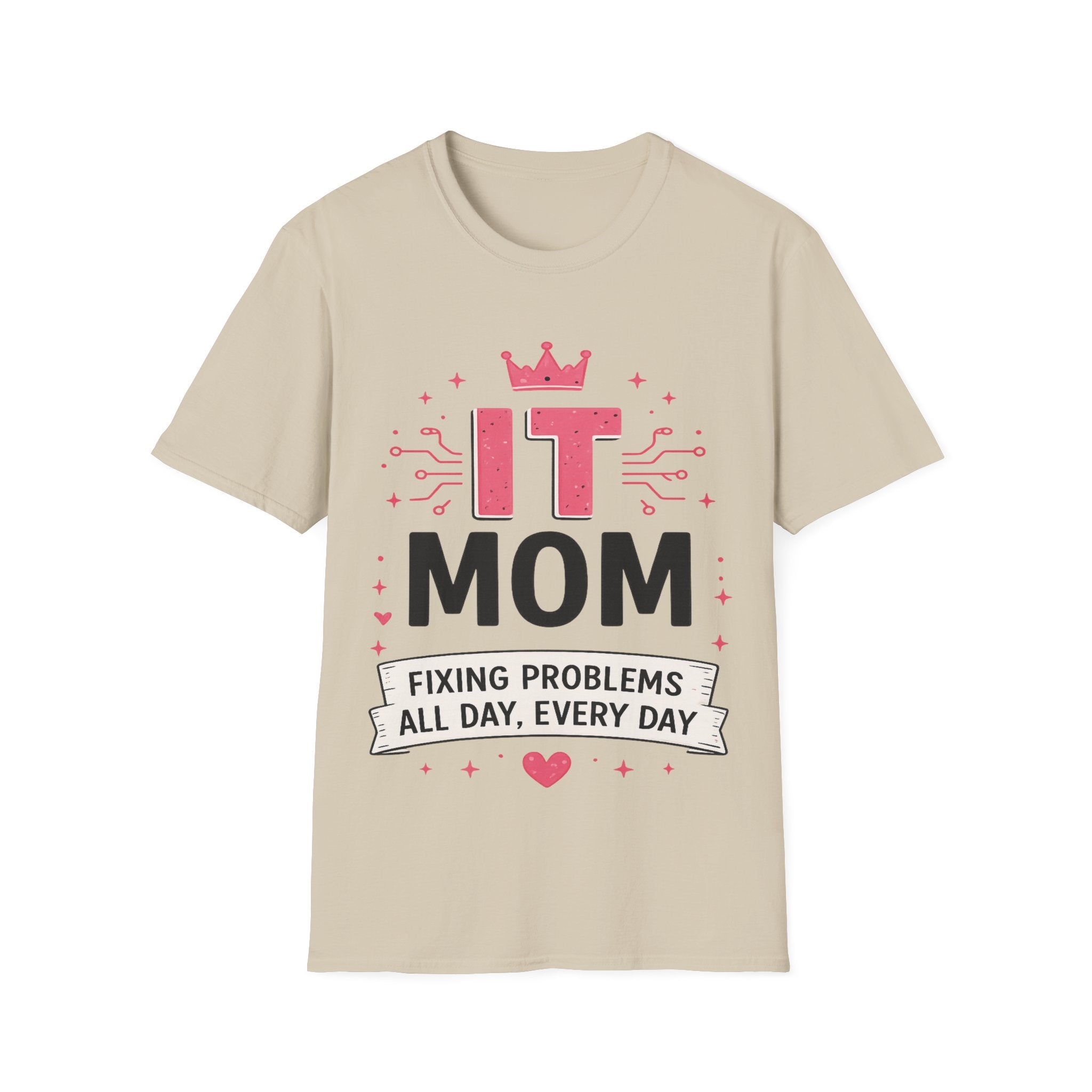 IT Mom Fixing Problems All Day Every Day Softstyle T-Shirt