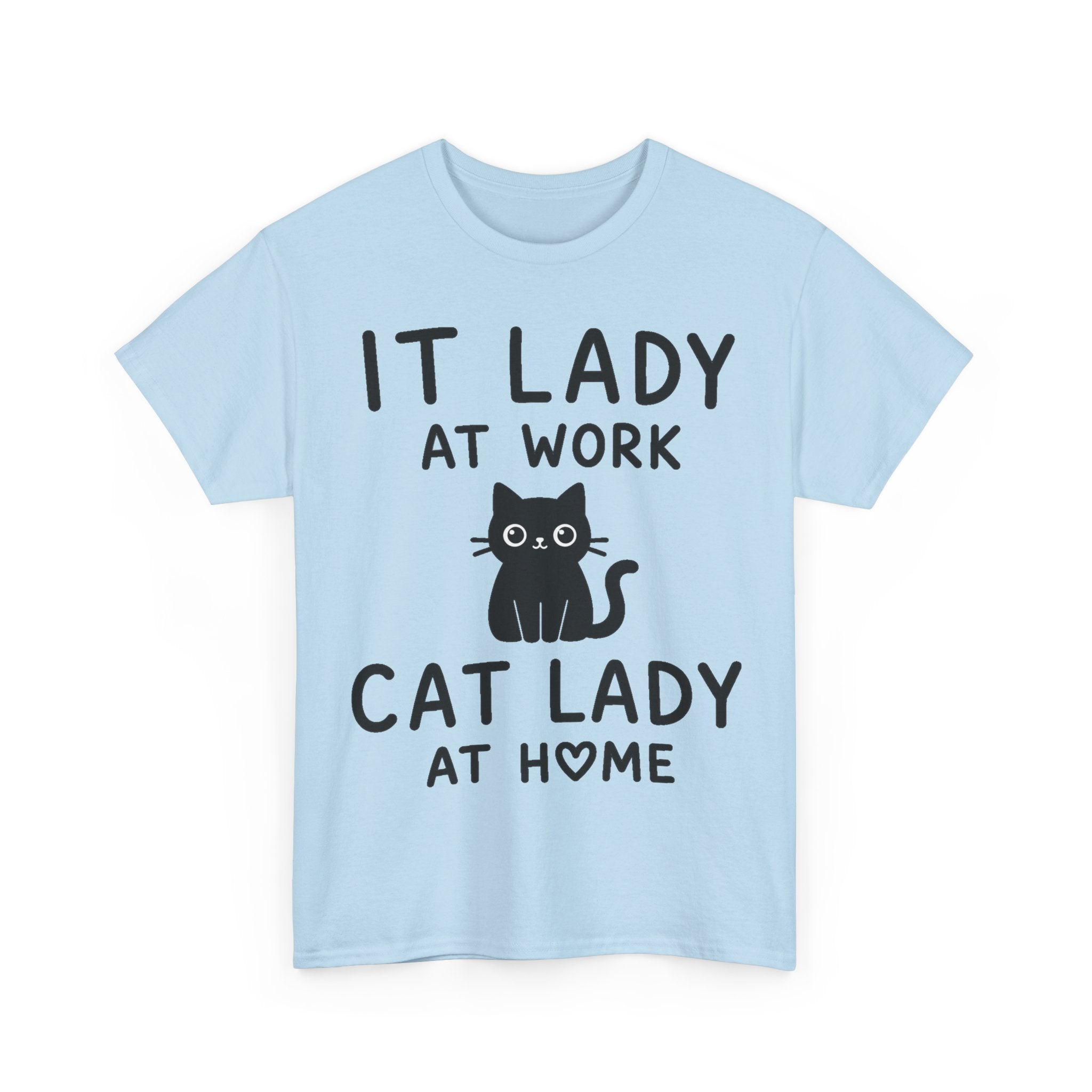 IT Lady at Work / Cat Lady at Home Softstyle T-Shirt