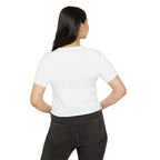 IT Lady with Laptop Crop Top T-Shirt