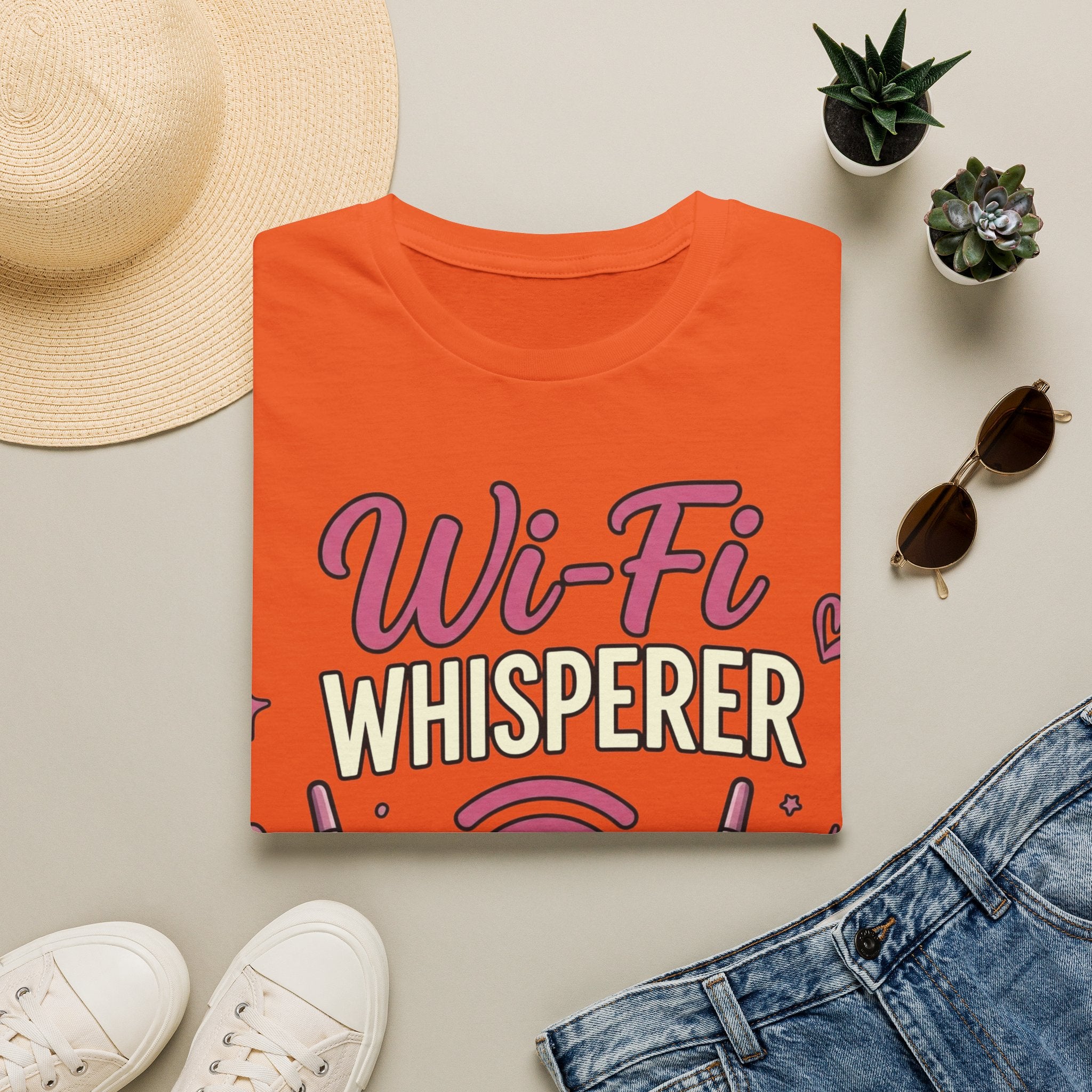 Wi‑Fi Whisperer Unisex Softstyle T-Shirt - Funny Tech Lover Graphic Tee