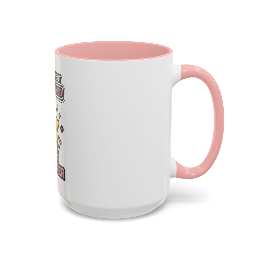 Achievement Unlocked: Tech Explorer Accent Coffee Mug - Cute Pixel Star Gamer Gift