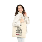 Please Hold… Mental Reboot in Progress Tote Bag Canvas Carryall