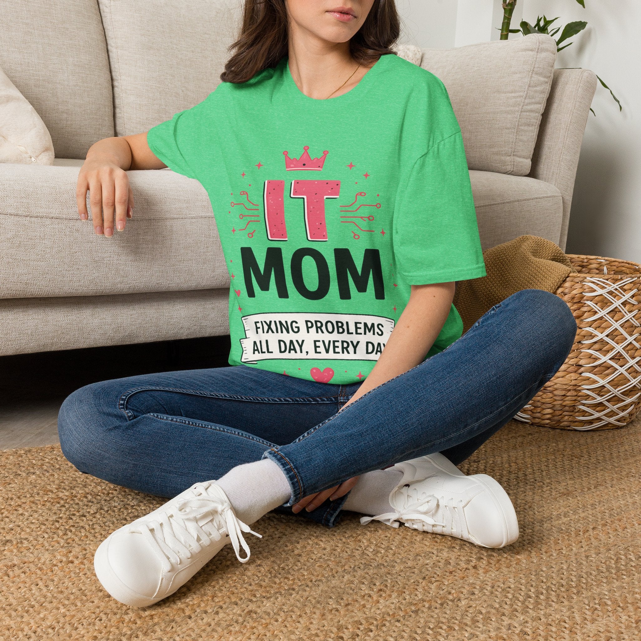 IT Mom Fixing Problems All Day Every Day Softstyle T-Shirt