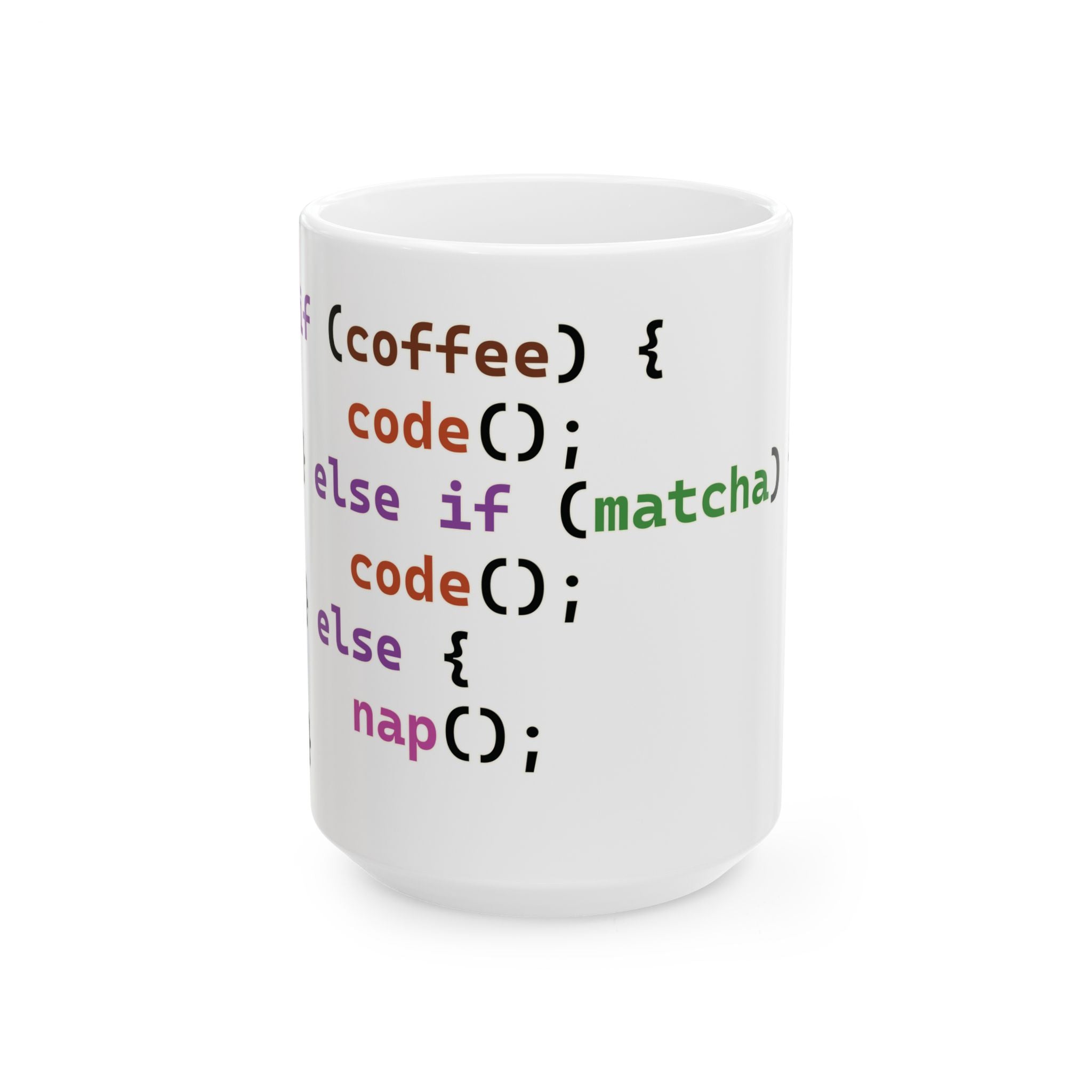 if coffee else if matcha else nap - Programmer mug