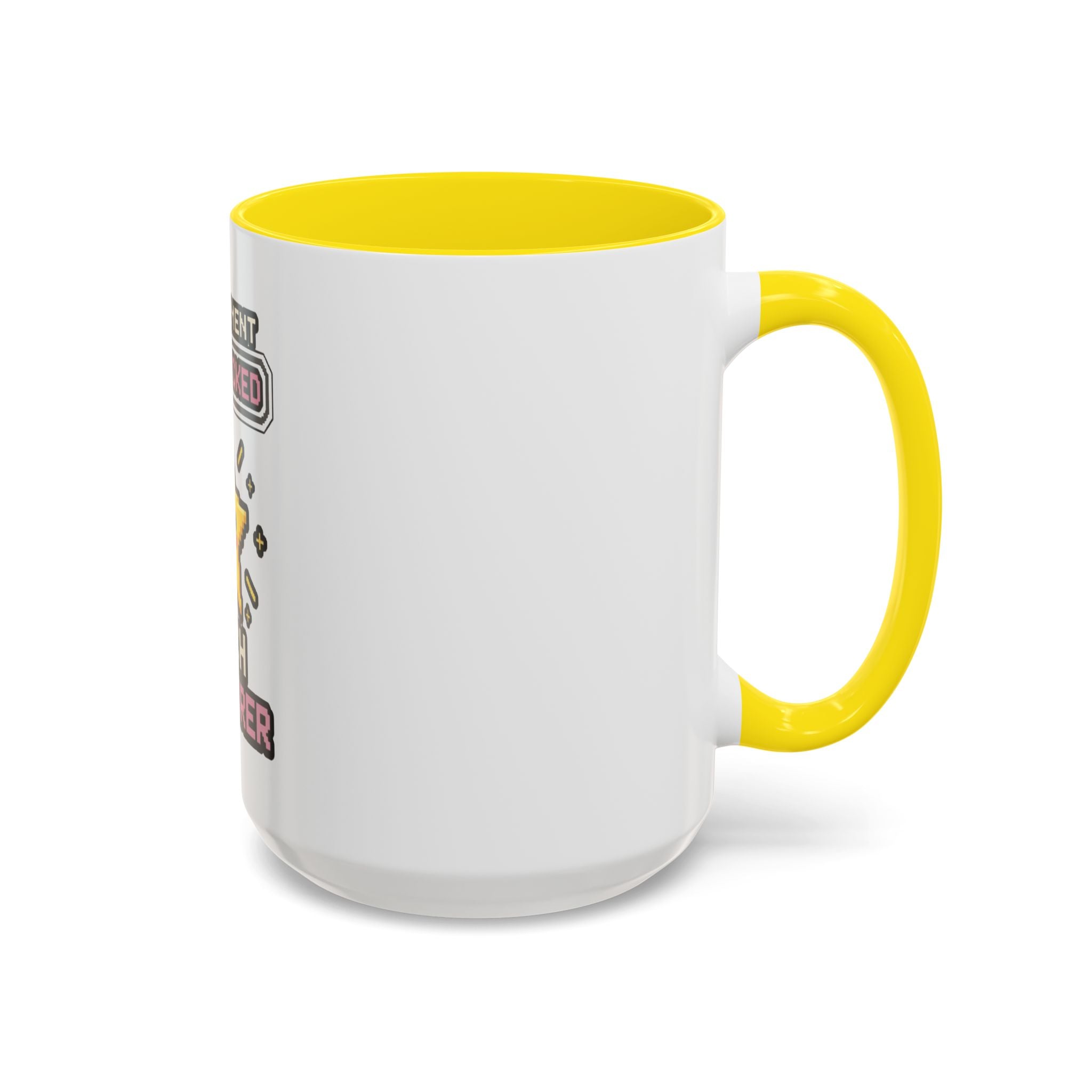 Achievement Unlocked: Tech Explorer Accent Coffee Mug - Cute Pixel Star Gamer Gift