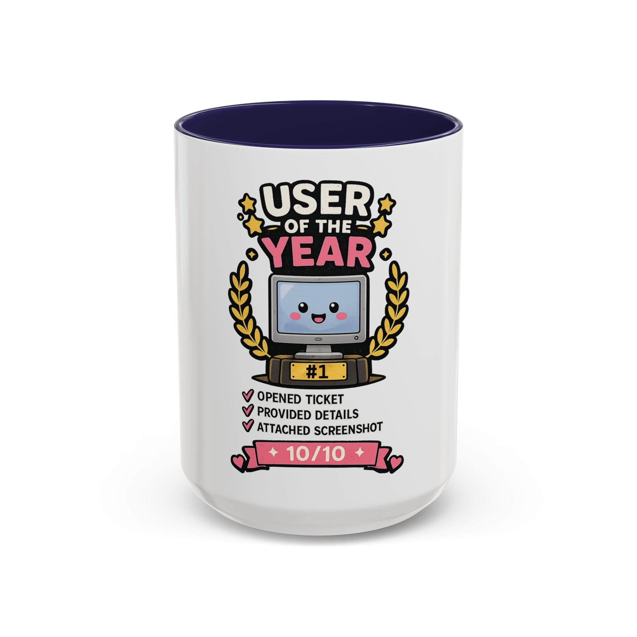 User of the Year Coffee Mug - Cute IT Support Appreciation Gift