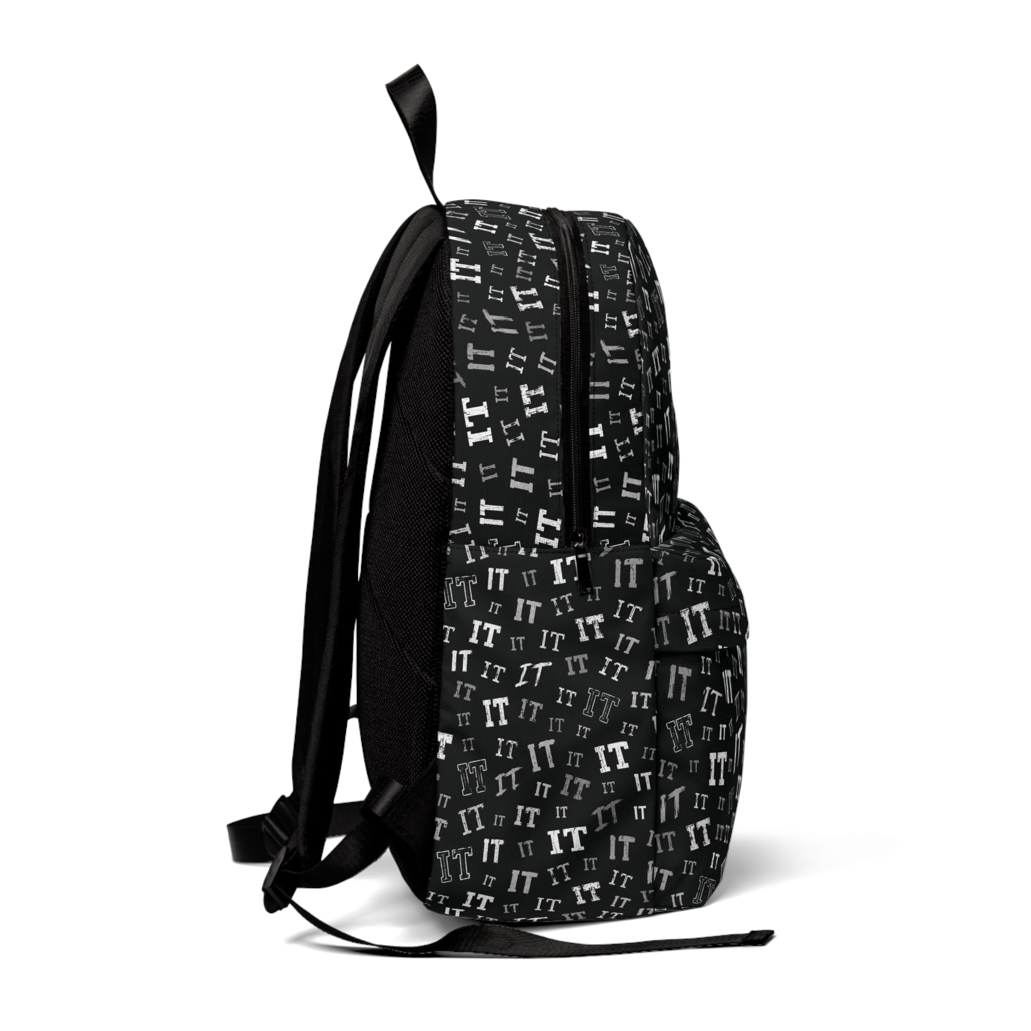 IT Black and White Pattern Unisex Backpack