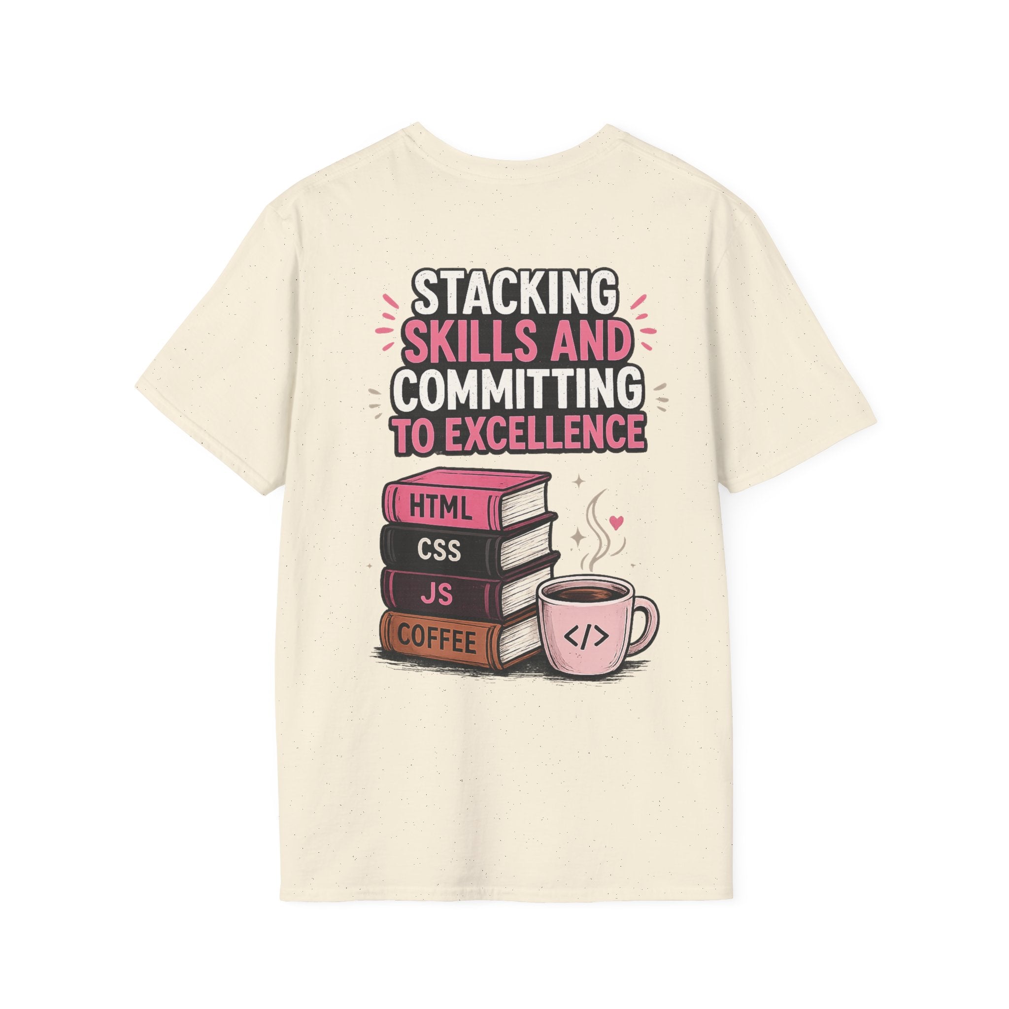 Stacking Stills and Committing to Excellence Unisex Softstyle T-Shirt