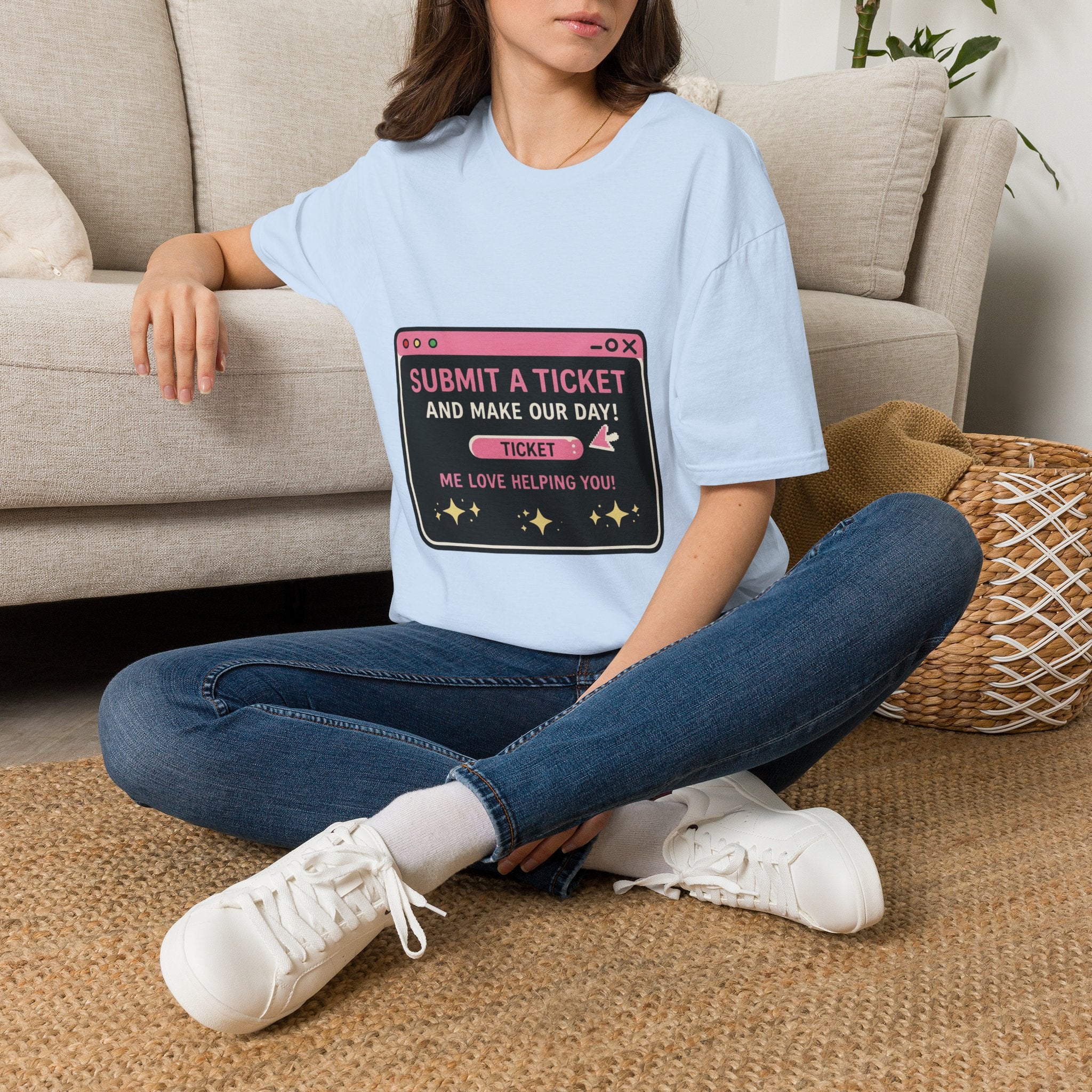 Submit A Ticket and Make Our Day! Unisex Softstyle T-Shirt