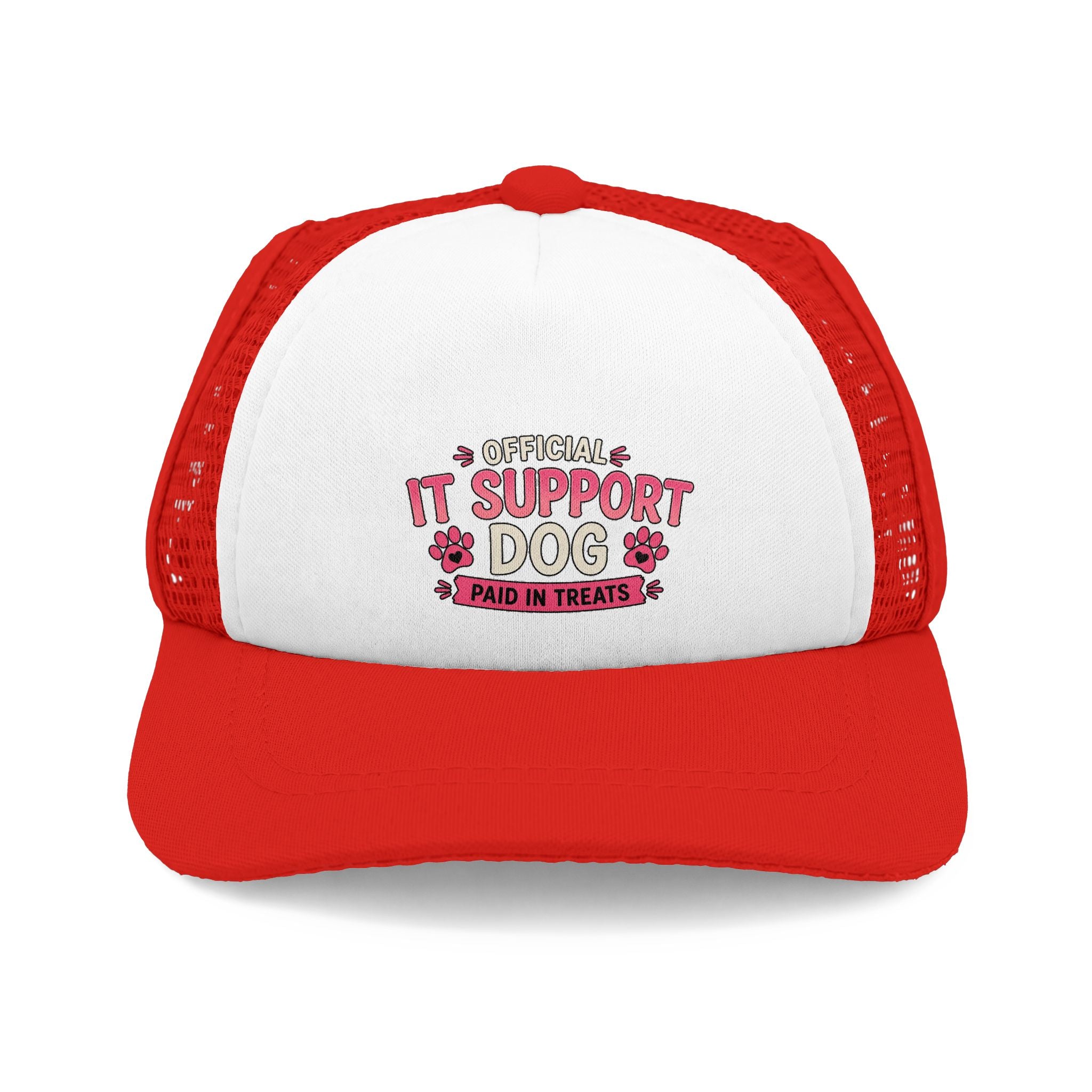 Officially I Support Dog, Paid in Treats - I.T. Support Dog Trucker Hat
