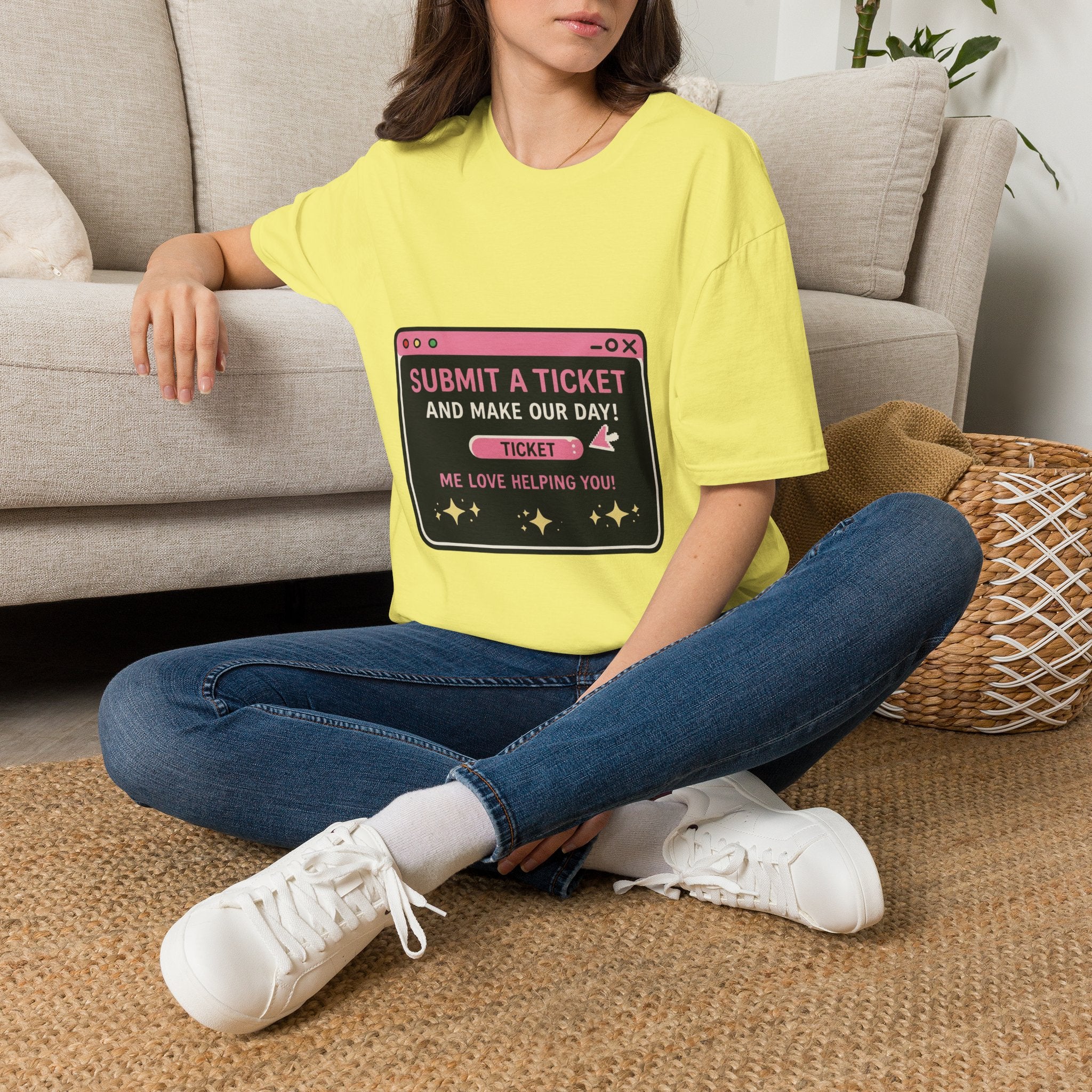 Submit A Ticket and Make Our Day! Unisex Softstyle T-Shirt