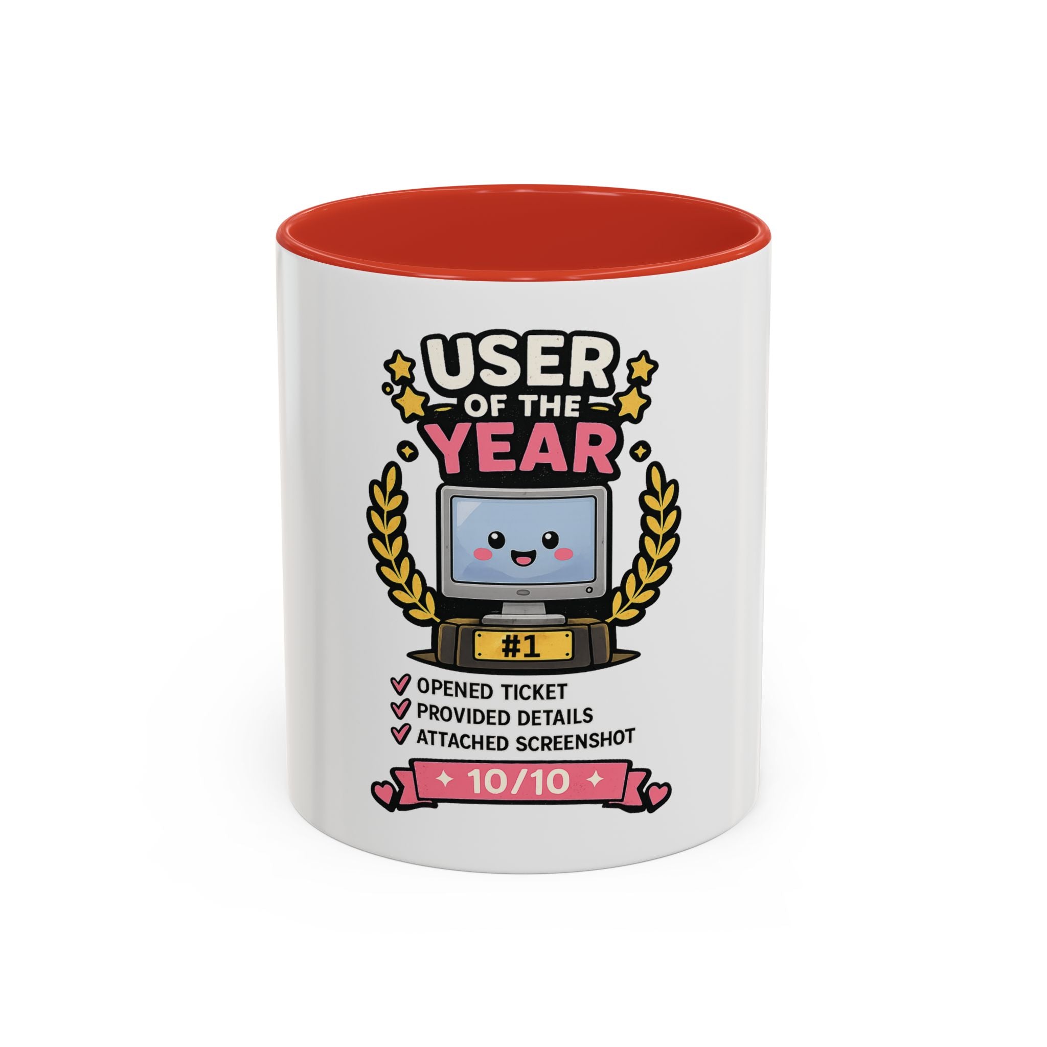 User of the Year Coffee Mug - Cute IT Support Appreciation Gift