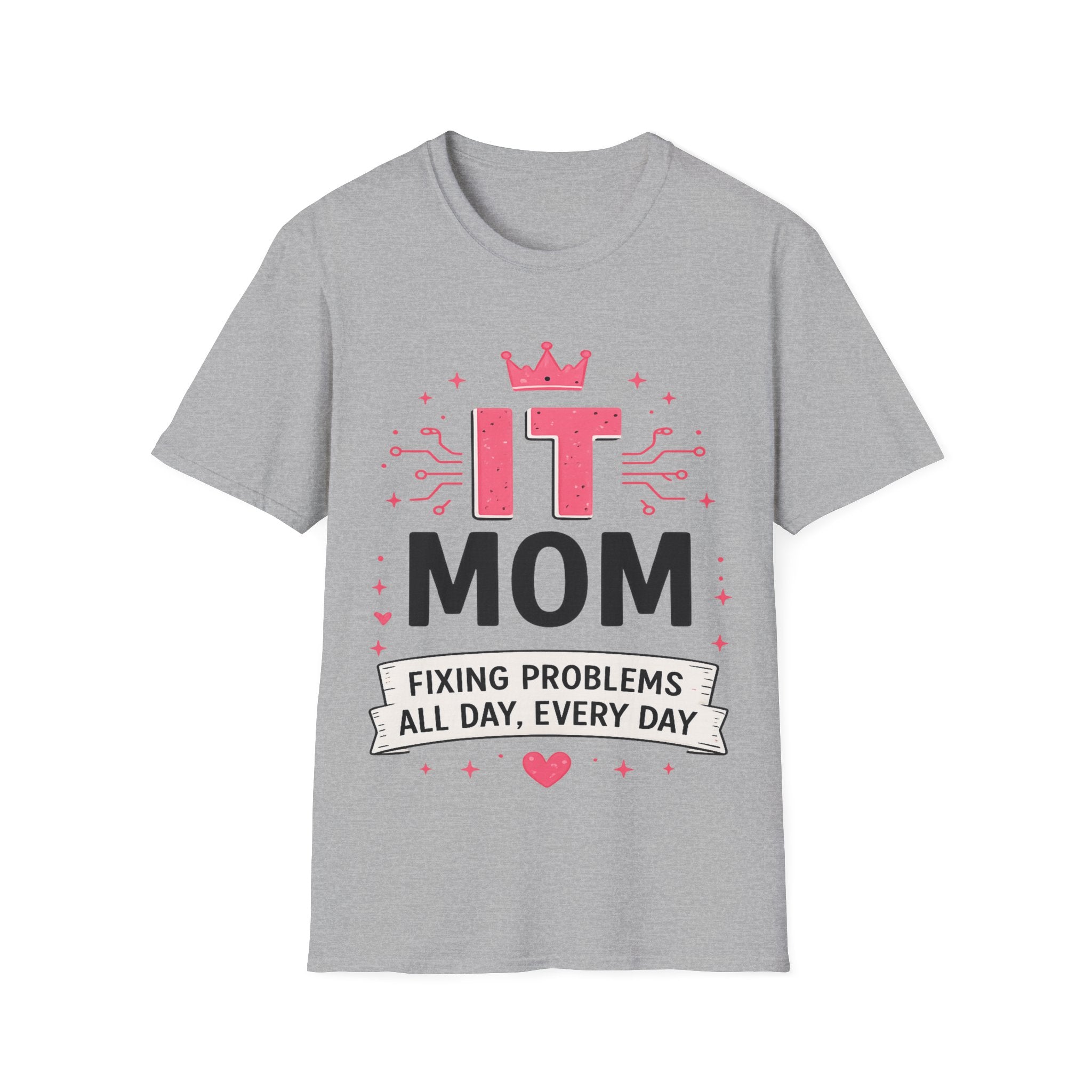 IT Mom Fixing Problems All Day, Every Day Softstyle T‑Shirt