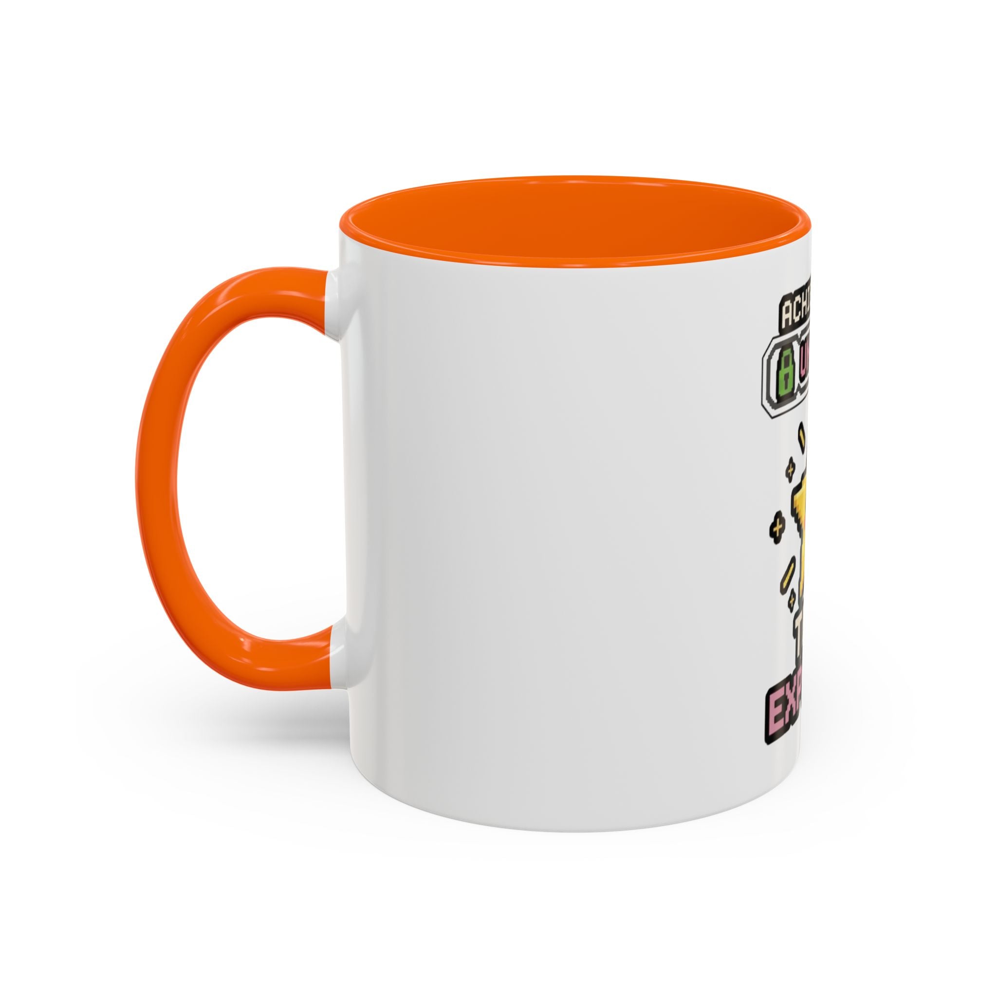 Achievement Unlocked: Tech Explorer Accent Coffee Mug - Cute Pixel Star Gamer Gift