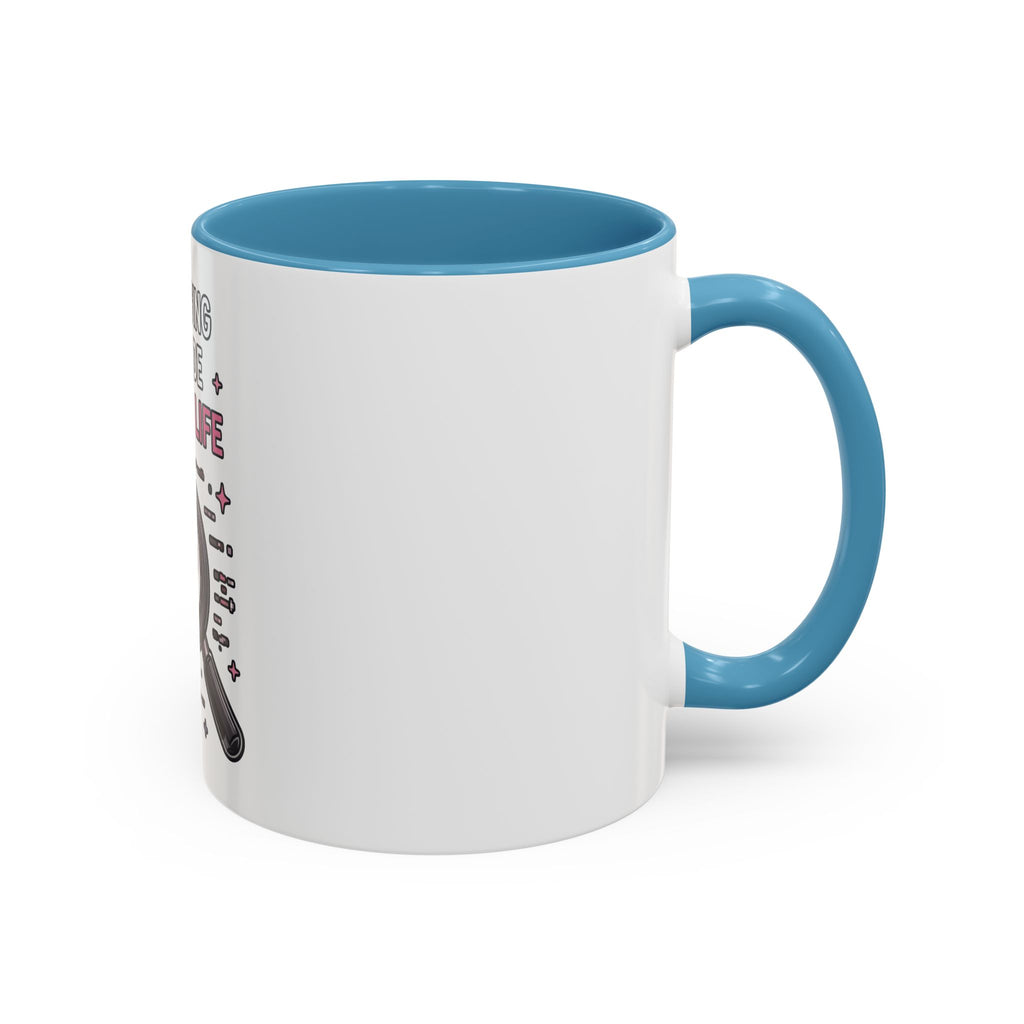 Debugging My Code and My Life Accent Coffee Mug - Coder Gifts, Funny Programming Mug (11/15oz)