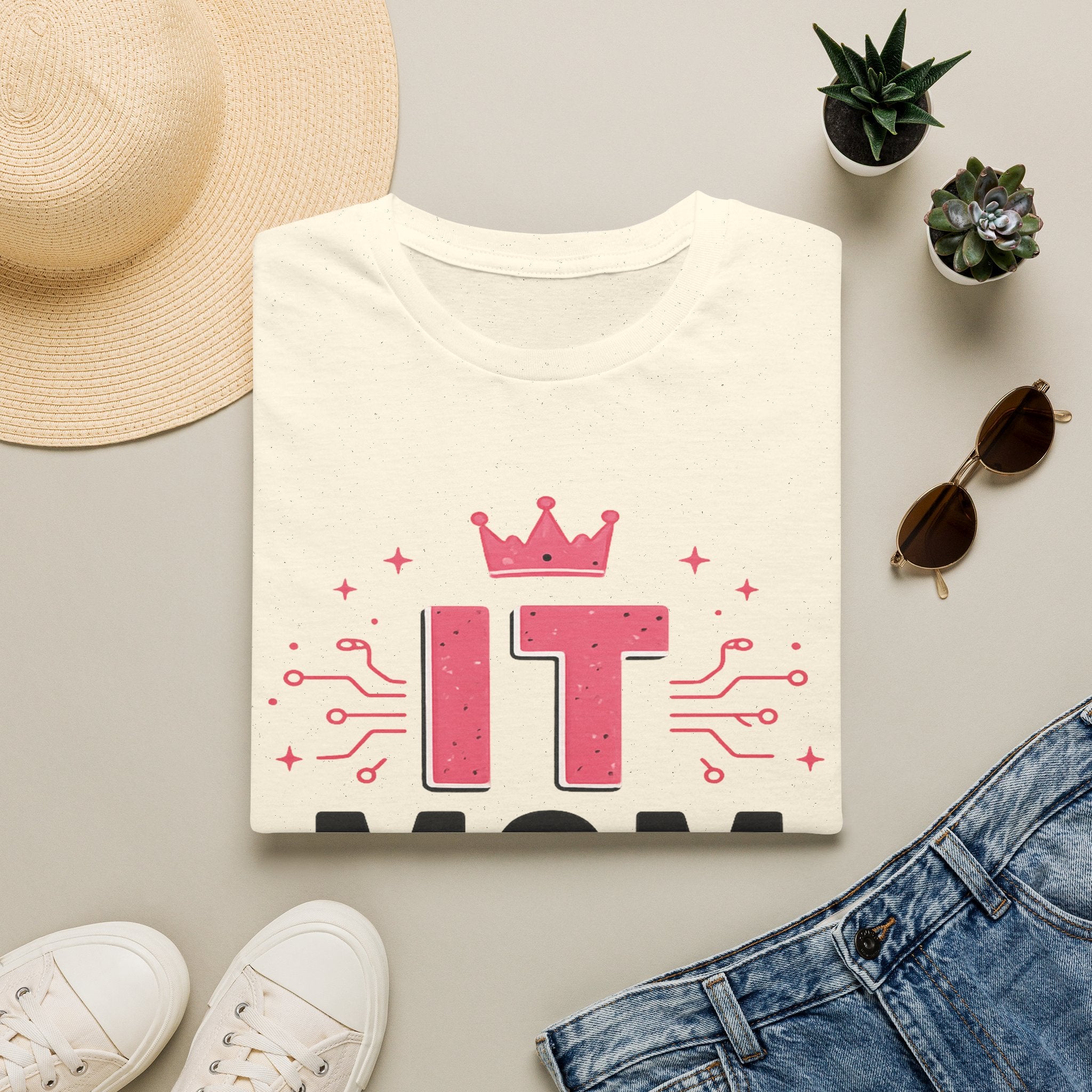 IT Mom Fixing Problems All Day Every Day Softstyle T-Shirt