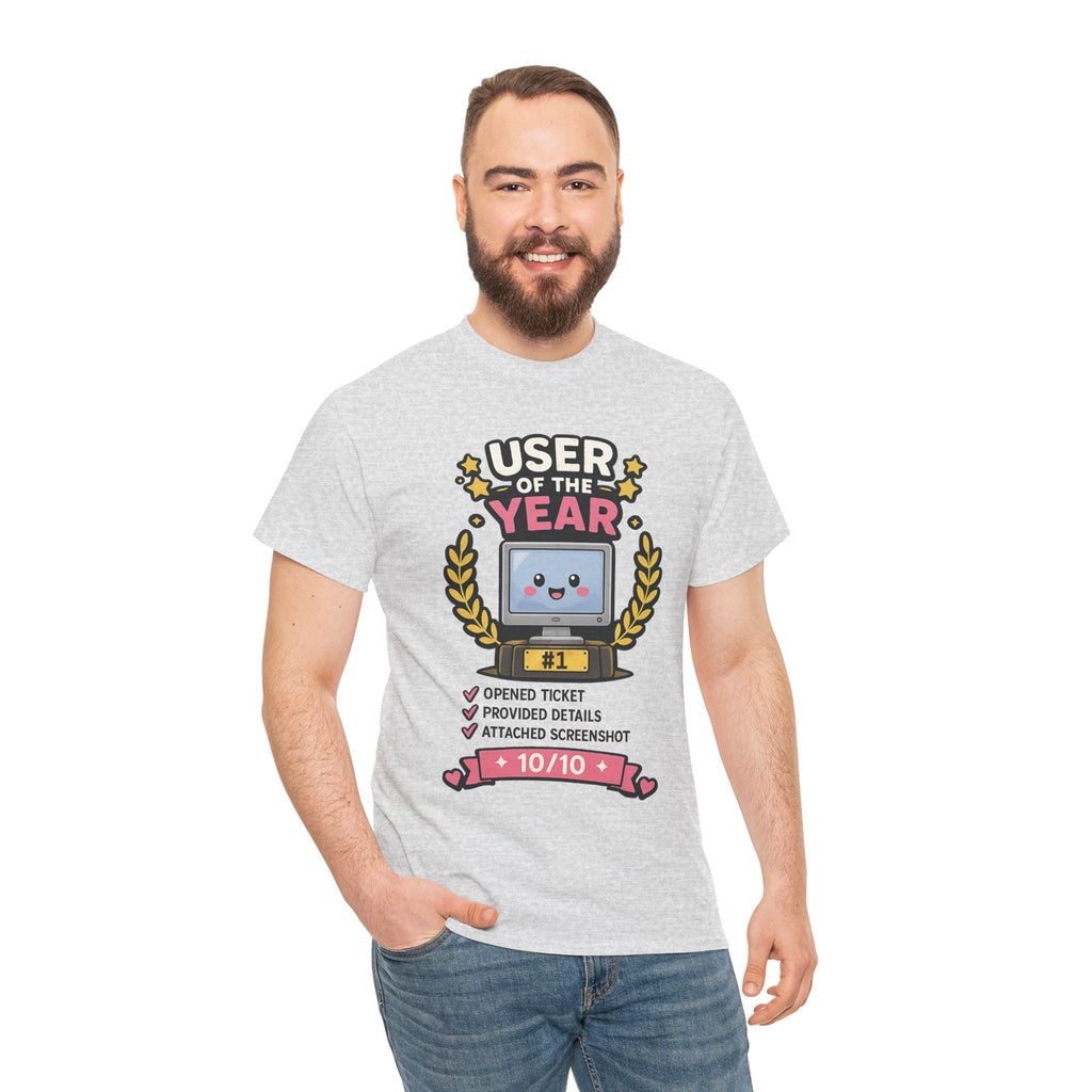 User of the Year Unisex Heavy Cotton T-Shirt
