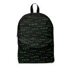 MS DOS Era Retro Code Pattern Backpack