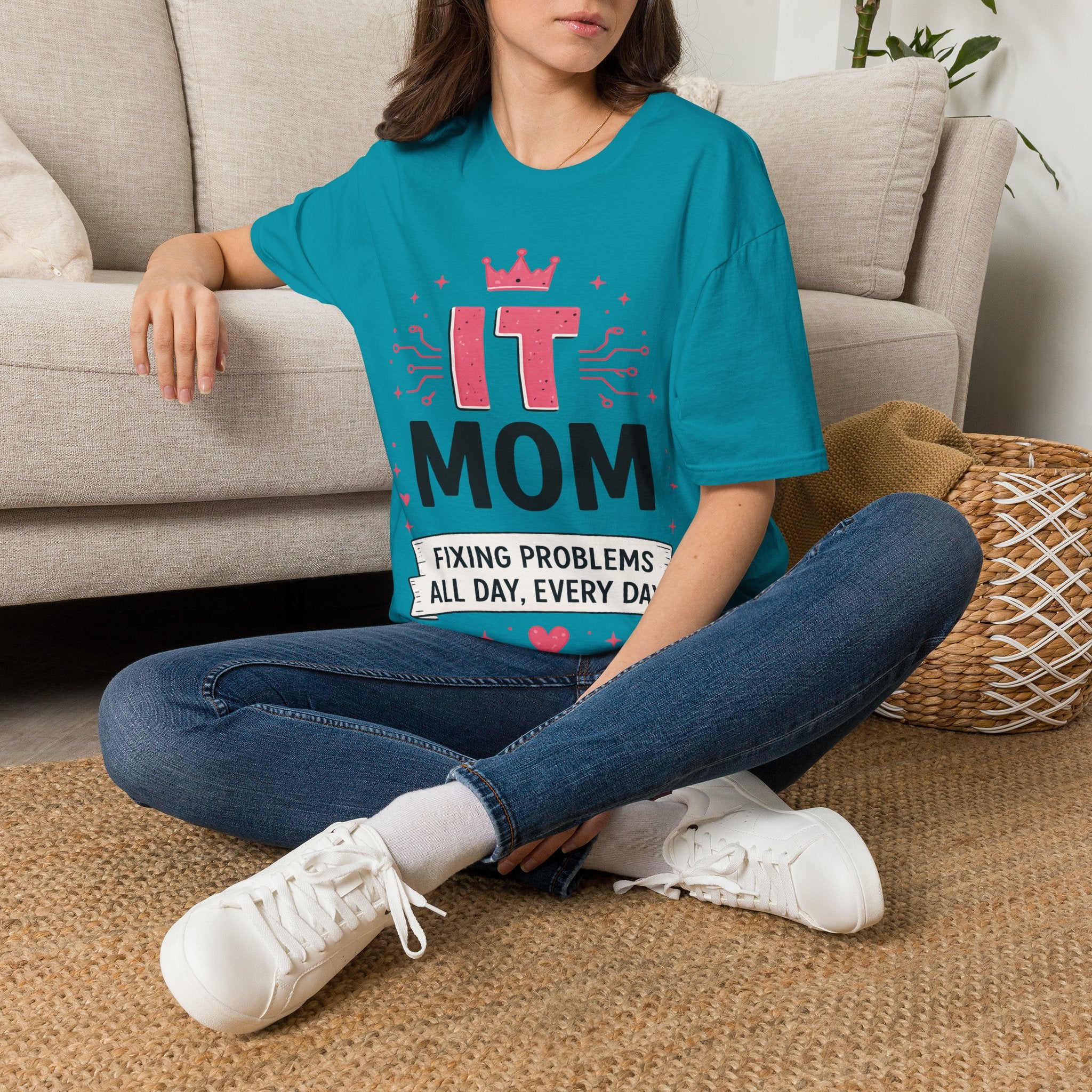 IT Mom Fixing Problems All Day Every Day Softstyle T-Shirt