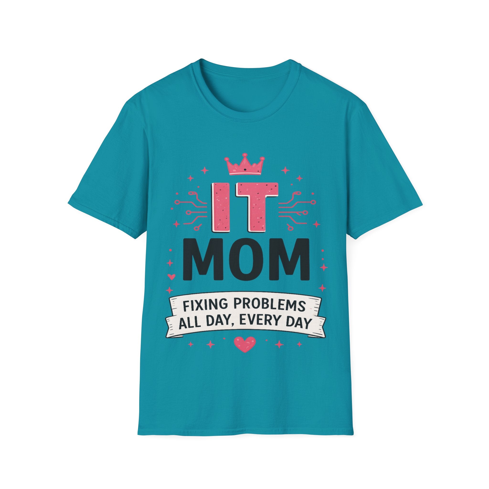 IT Mom Fixing Problems All Day Every Day Softstyle T-Shirt