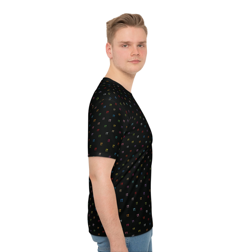 IT Color Pattern Black All-Over Unisex T-Shirt