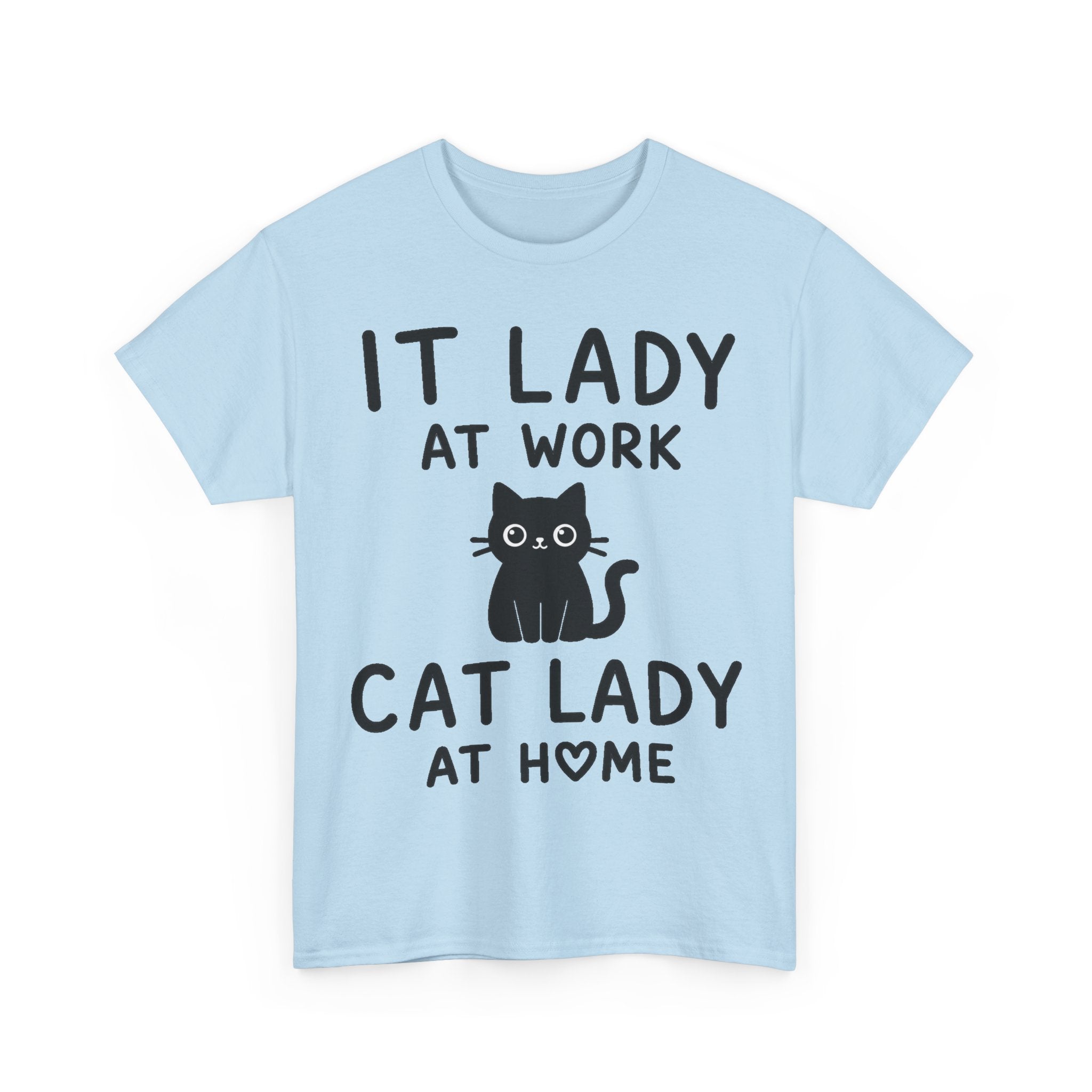 IT Lady at Work / Cat Lady at Home Softstyle T-Shirt