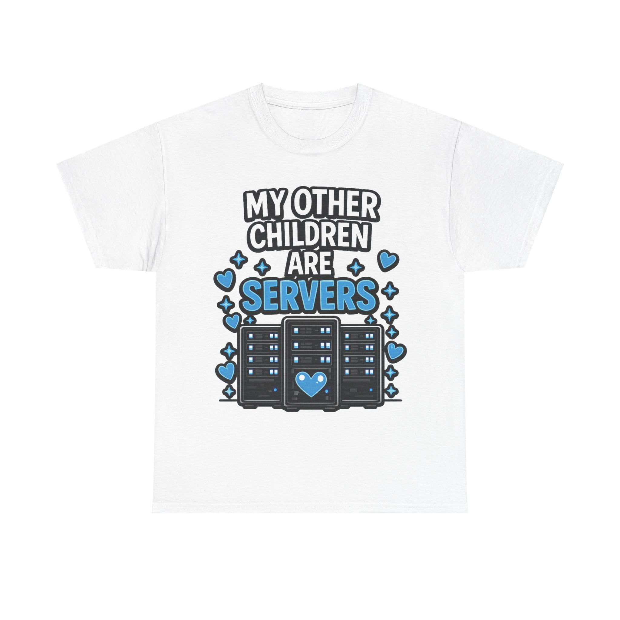 "My Other Children Are Servers" Unisex Heavy Cotton T‑Shirt
