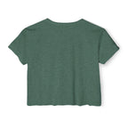 IT Lady with Laptop Crop Top T-Shirt
