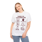 Things I Do in My Spare Time (Code) Unisex Heavy Cotton T-Shirt