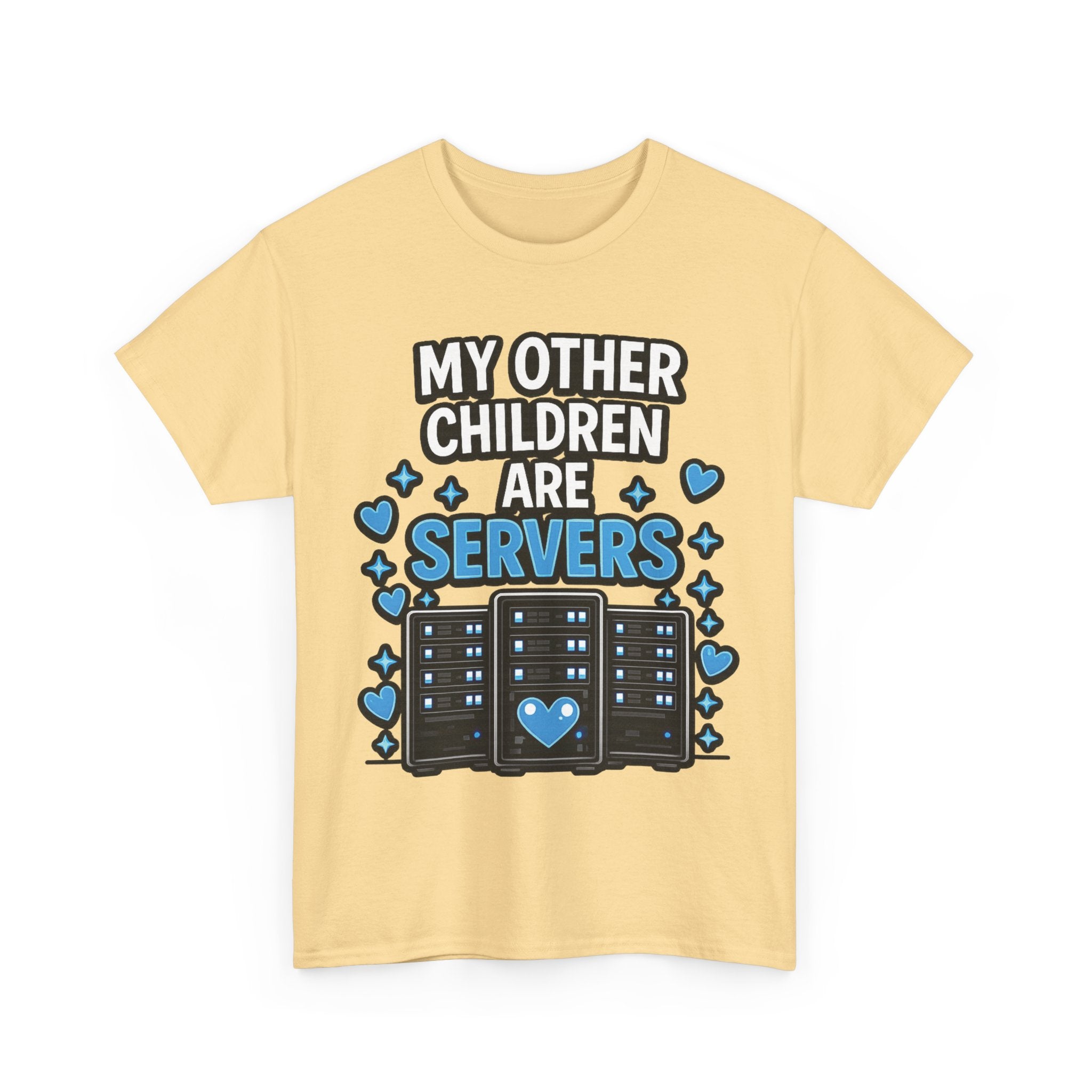 "My Other Children Are Servers" Unisex Heavy Cotton T‑Shirt