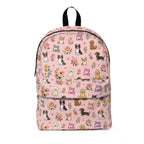 Dog Lady Floral Backpack