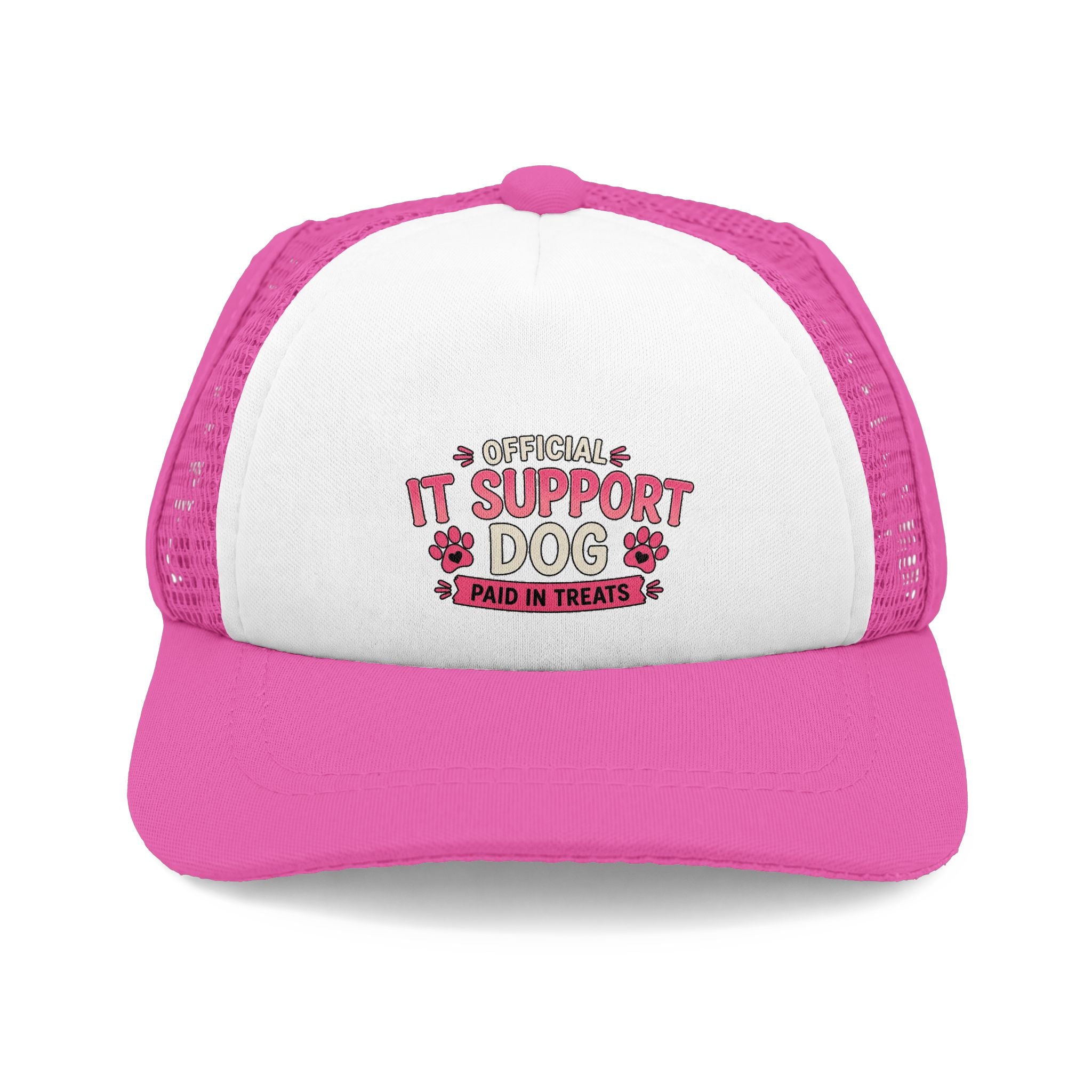 Officially I Support Dog, Paid in Treats - I.T. Support Dog Trucker Hat