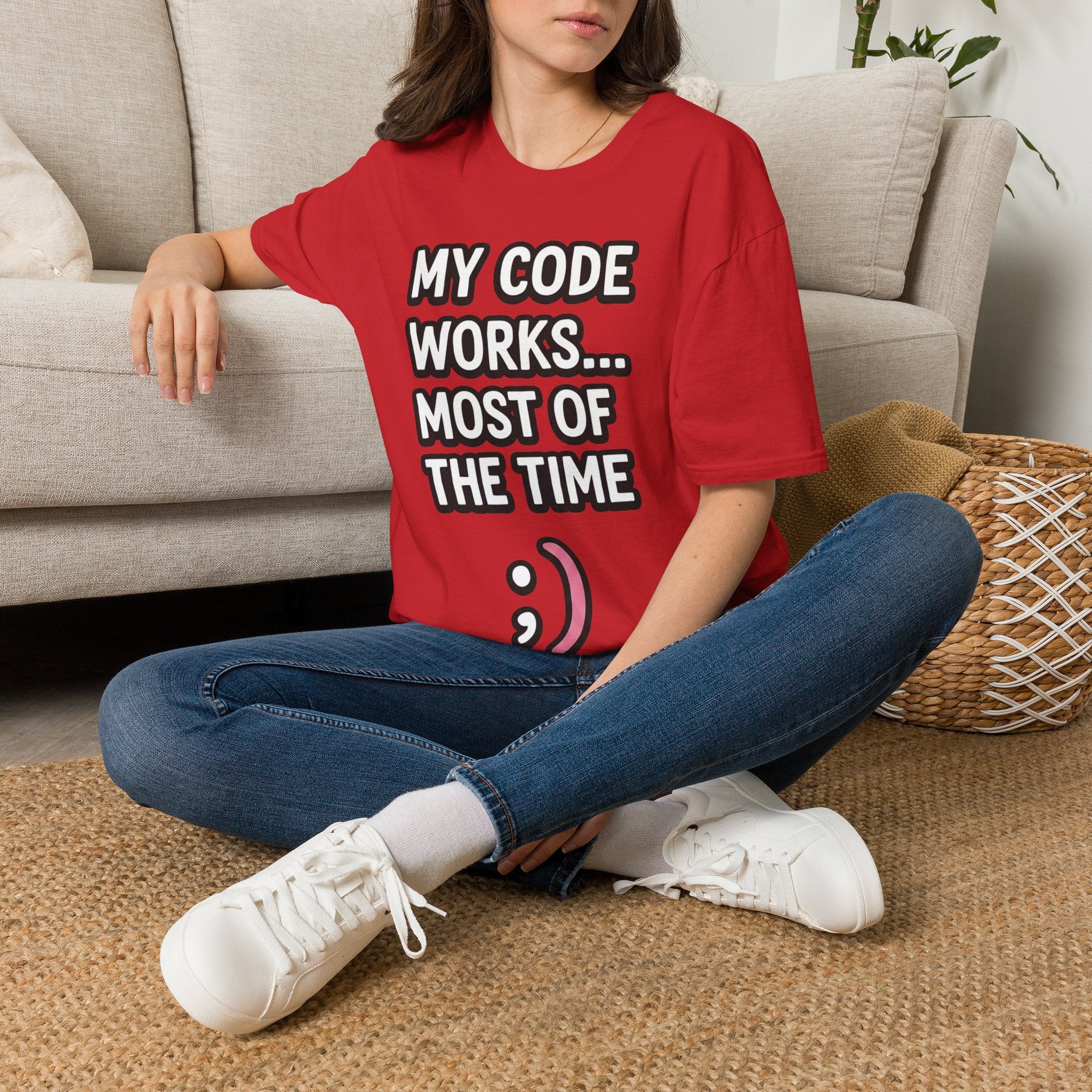 My Code Works... Most Of The Time Unisex Softstyle T-Shirt