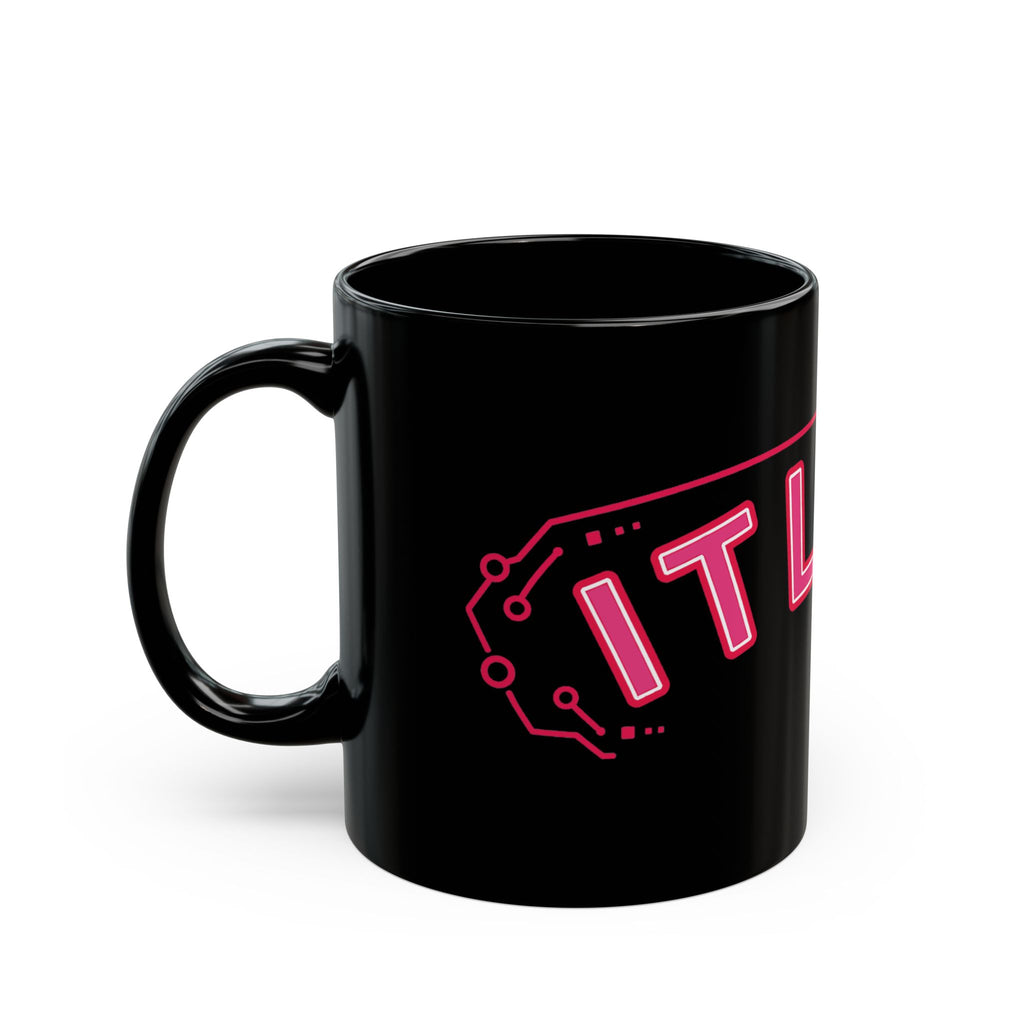 IT Lady Black Coffee Mug – 11oz 15oz