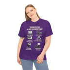 Things I Do In My Spare Time Ticket Obsessed Unisex Heavy Cotton T-Shirt