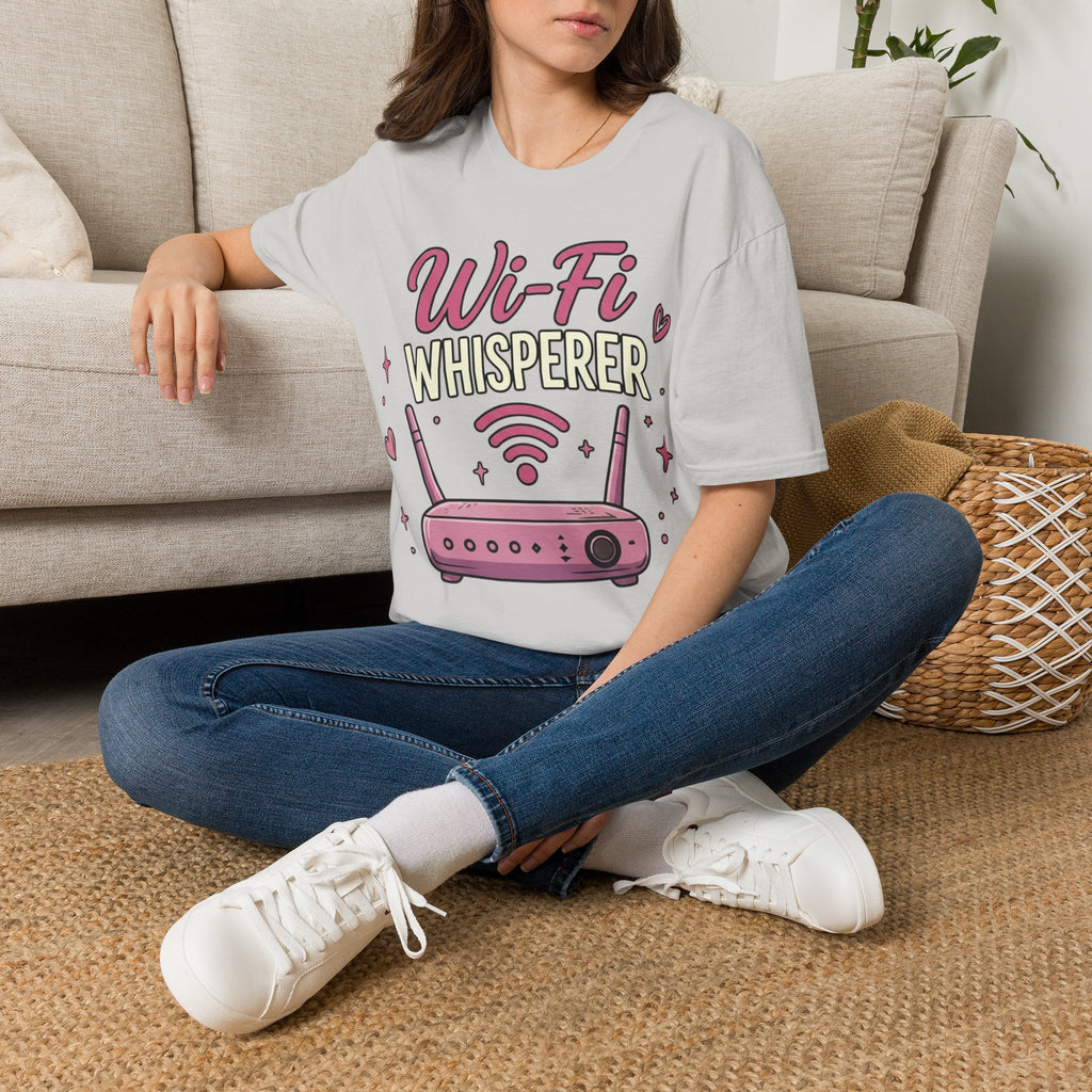 Wi‑Fi Whisperer Unisex Softstyle T-Shirt - Funny Tech Lover Graphic Tee