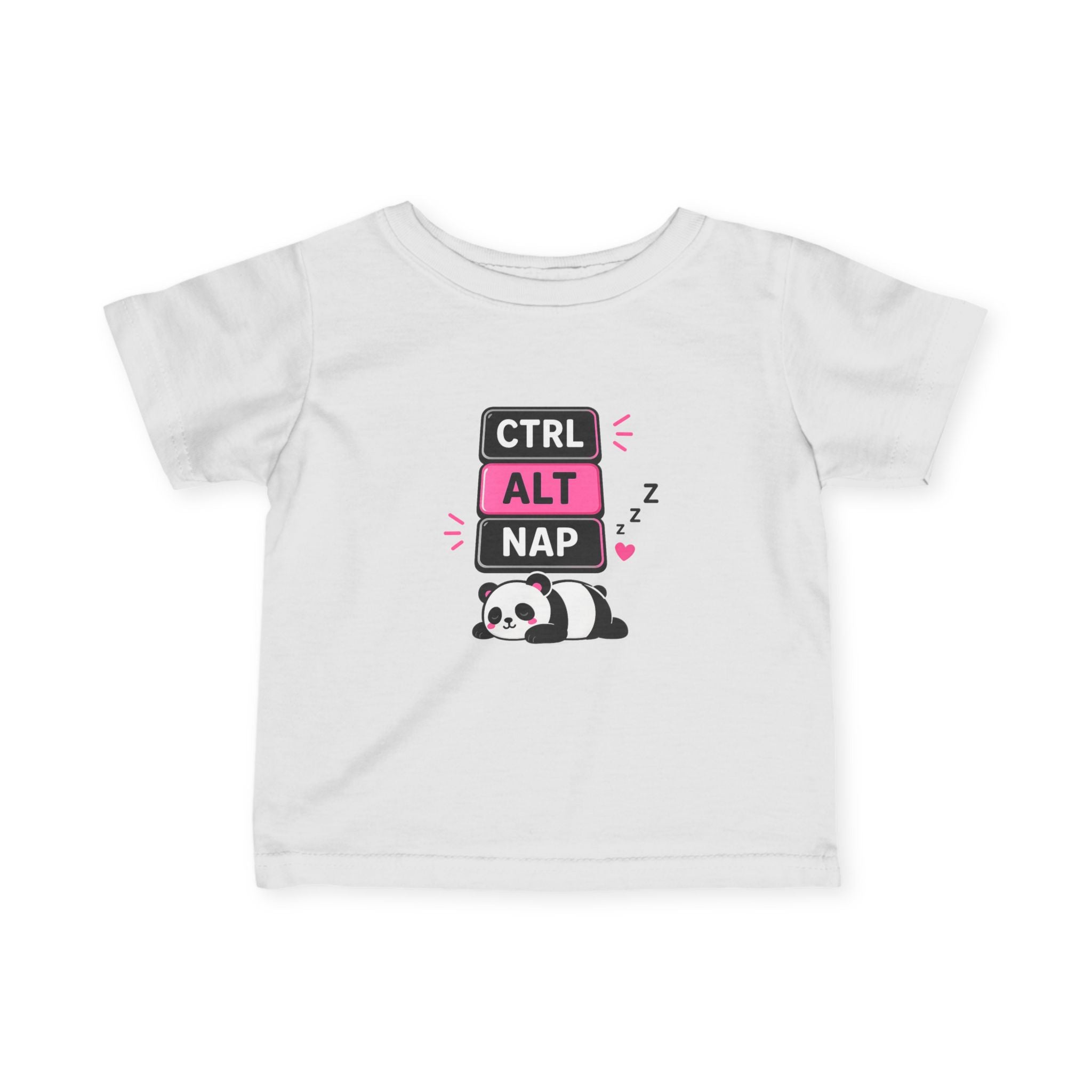 Ctrl Alt Nap Cute Sleeping Panda Baby Shirt
