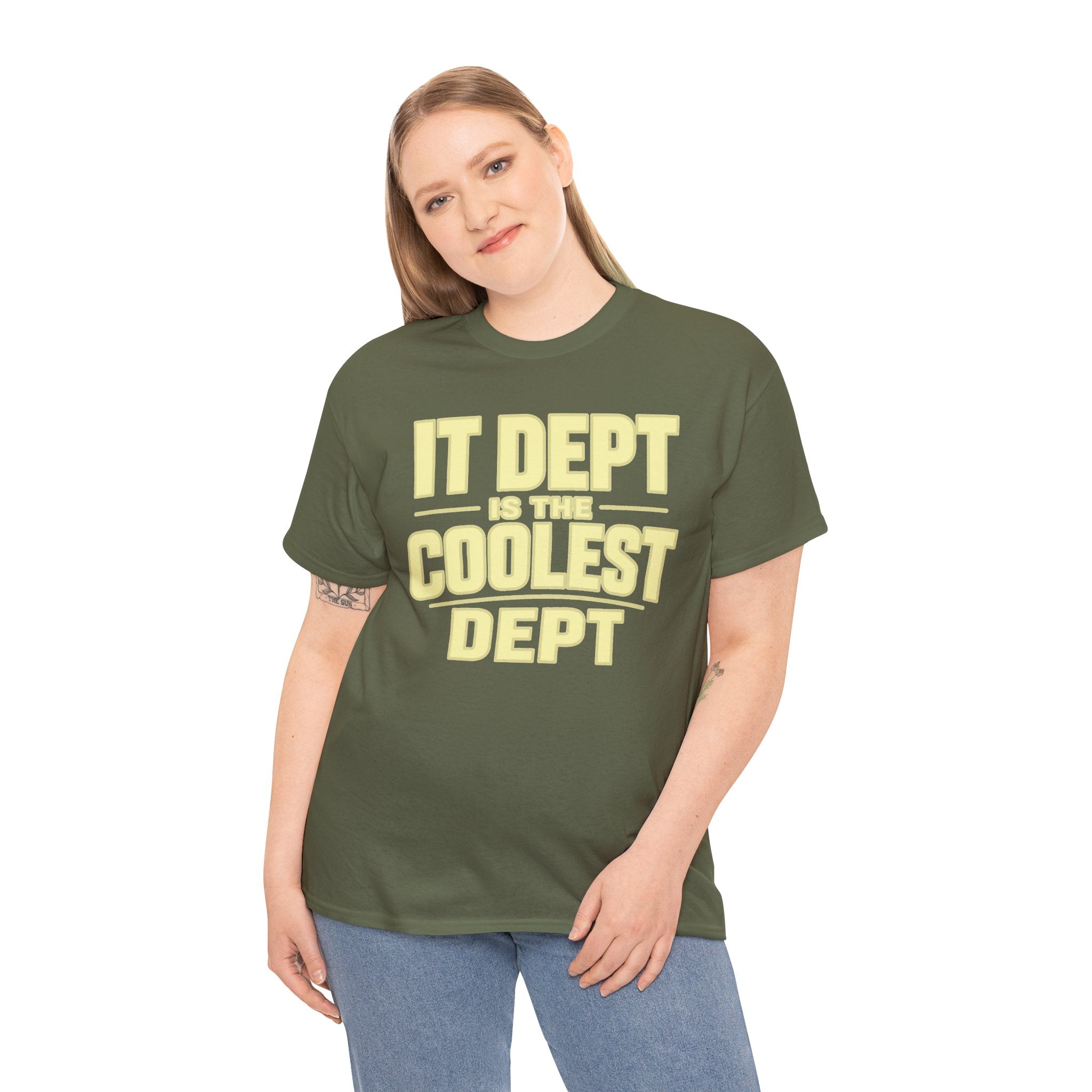 IT Dept Is The Coolest Dept Unisex Heavy Cotton T-Shirt