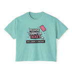 Please Submit a Ticket ("We'll Ignore It Together") Boxy Tee