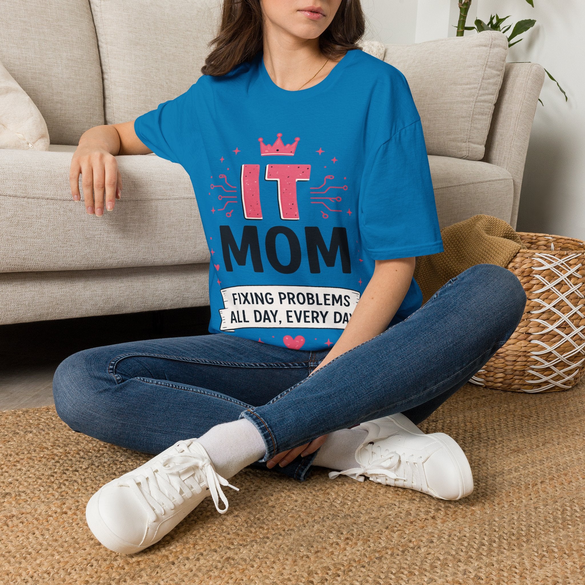 IT Mom Fixing Problems All Day Every Day Softstyle T-Shirt
