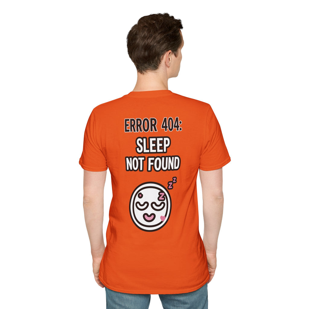 Error 404: Sleep Not Found Unisex Softstyle T-Shirt