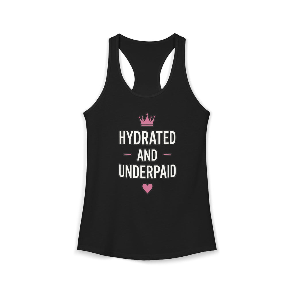 Hydrated and Underpaid Women's Ideal Racerback Tank