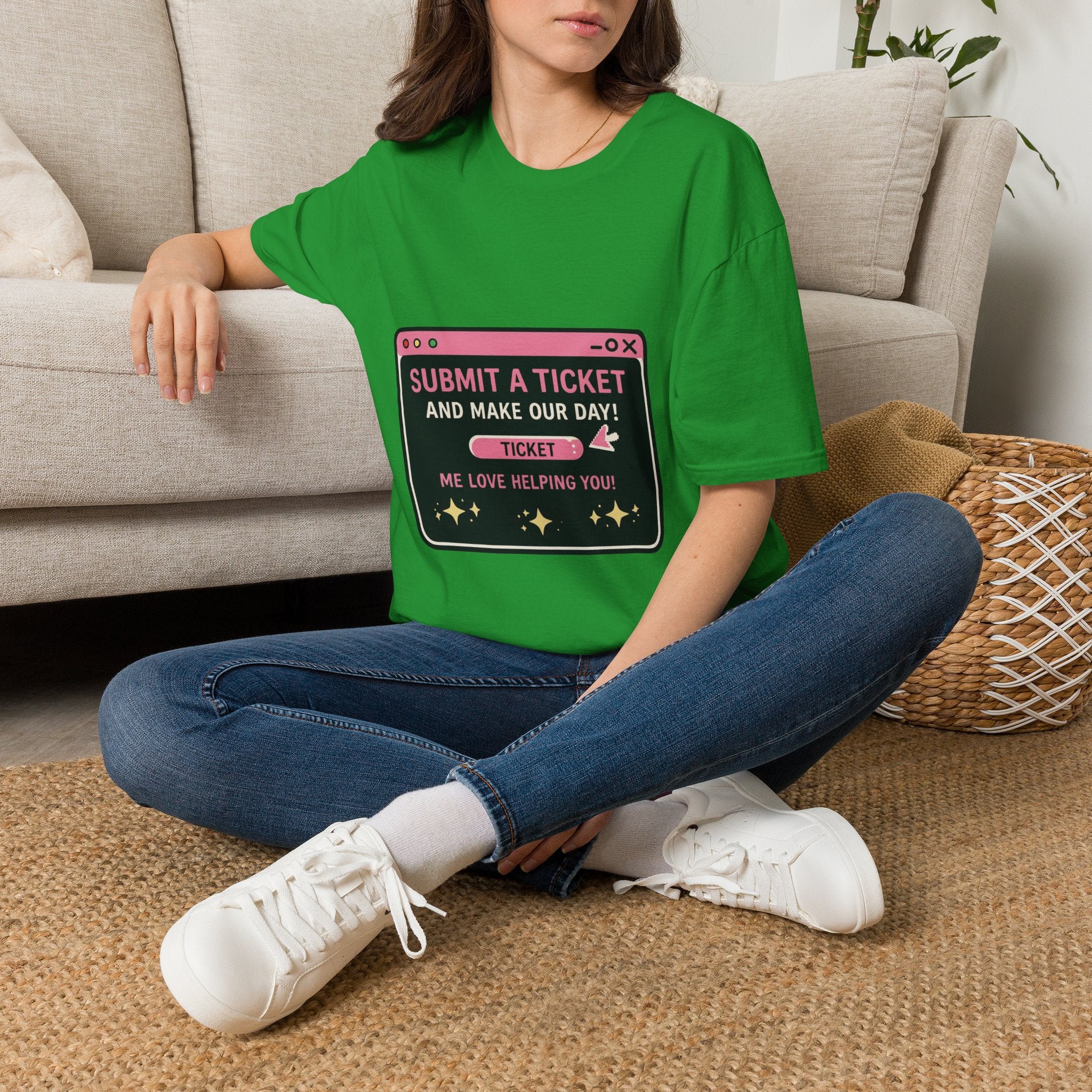 Submit A Ticket and Make Our Day! Unisex Softstyle T-Shirt