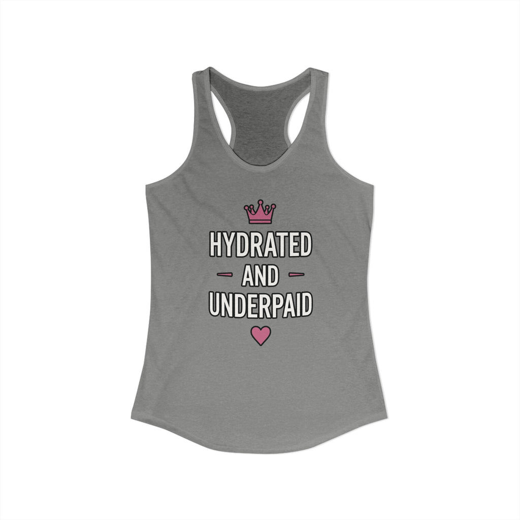 Hydrated and Underpaid Women's Ideal Racerback Tank
